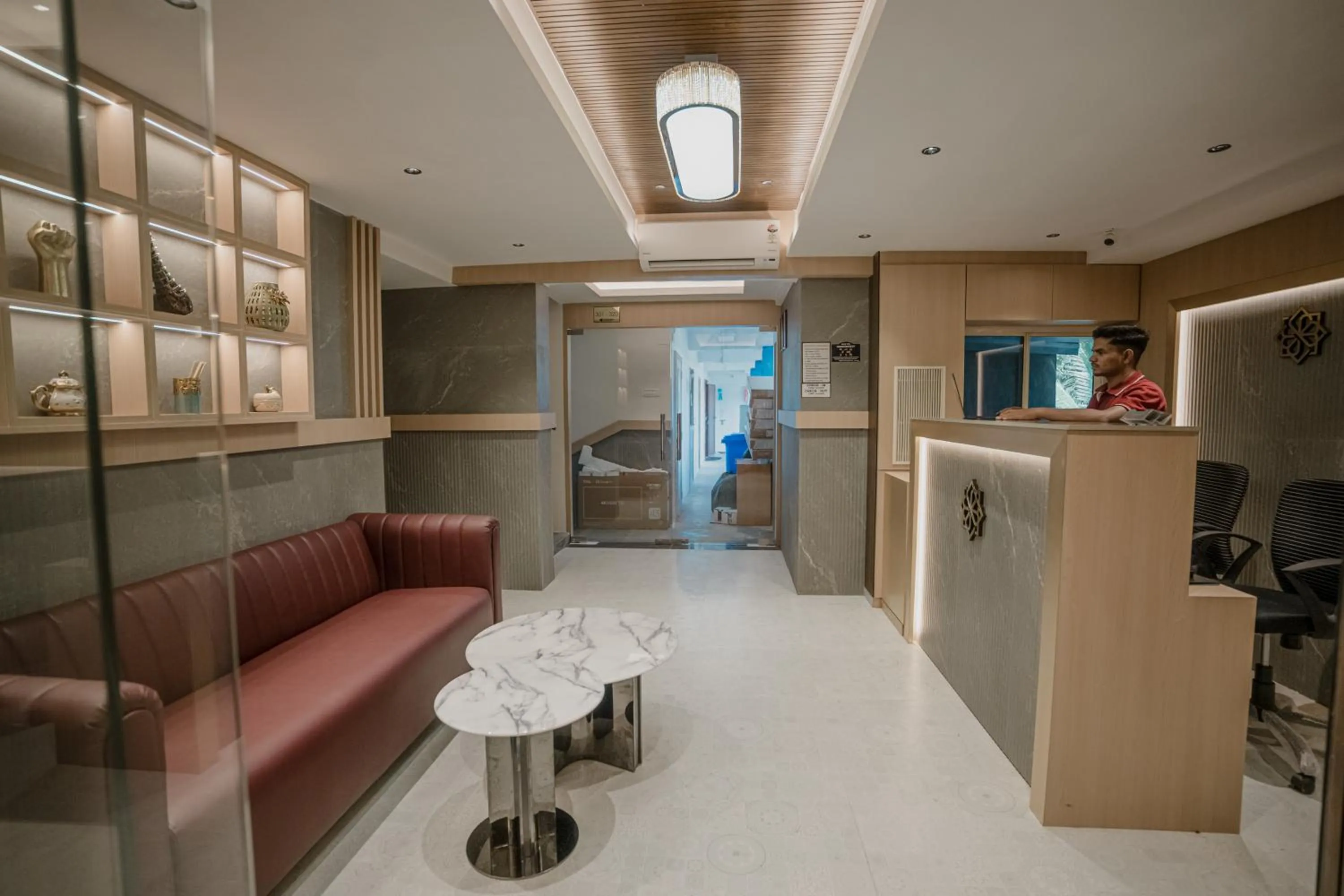 Lobby or reception in Metropolis Business Hotel