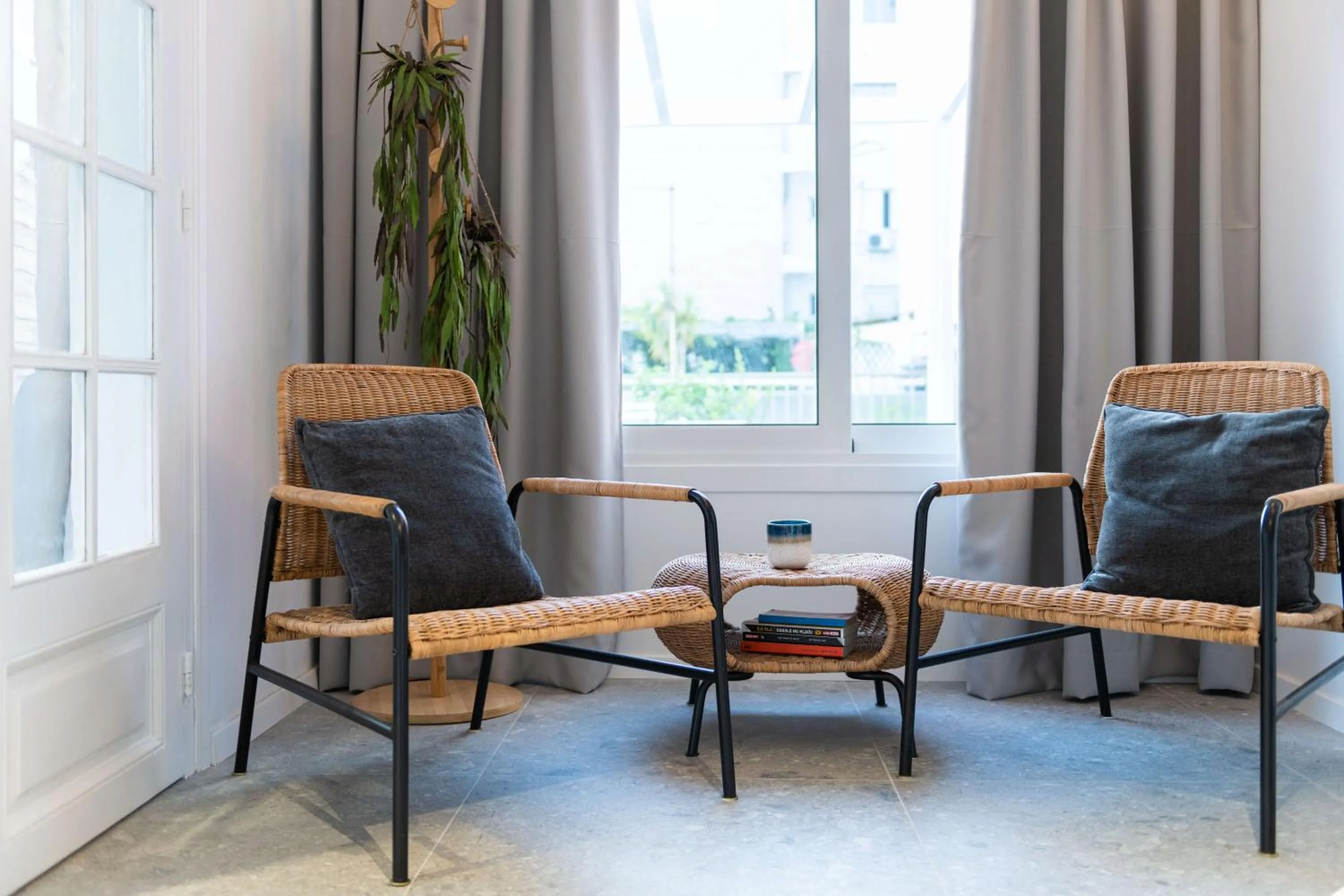 Seating area in Modita Boutique Apartments