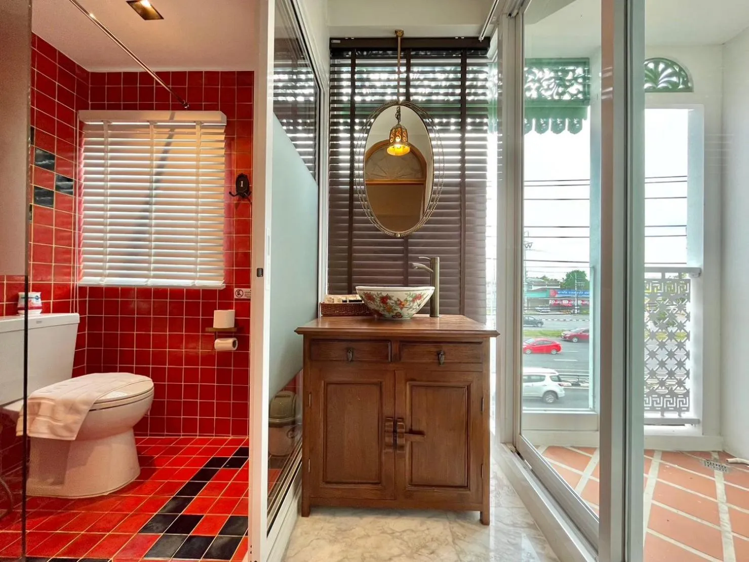 Bathroom in Wiang Ville Boutique Hotel