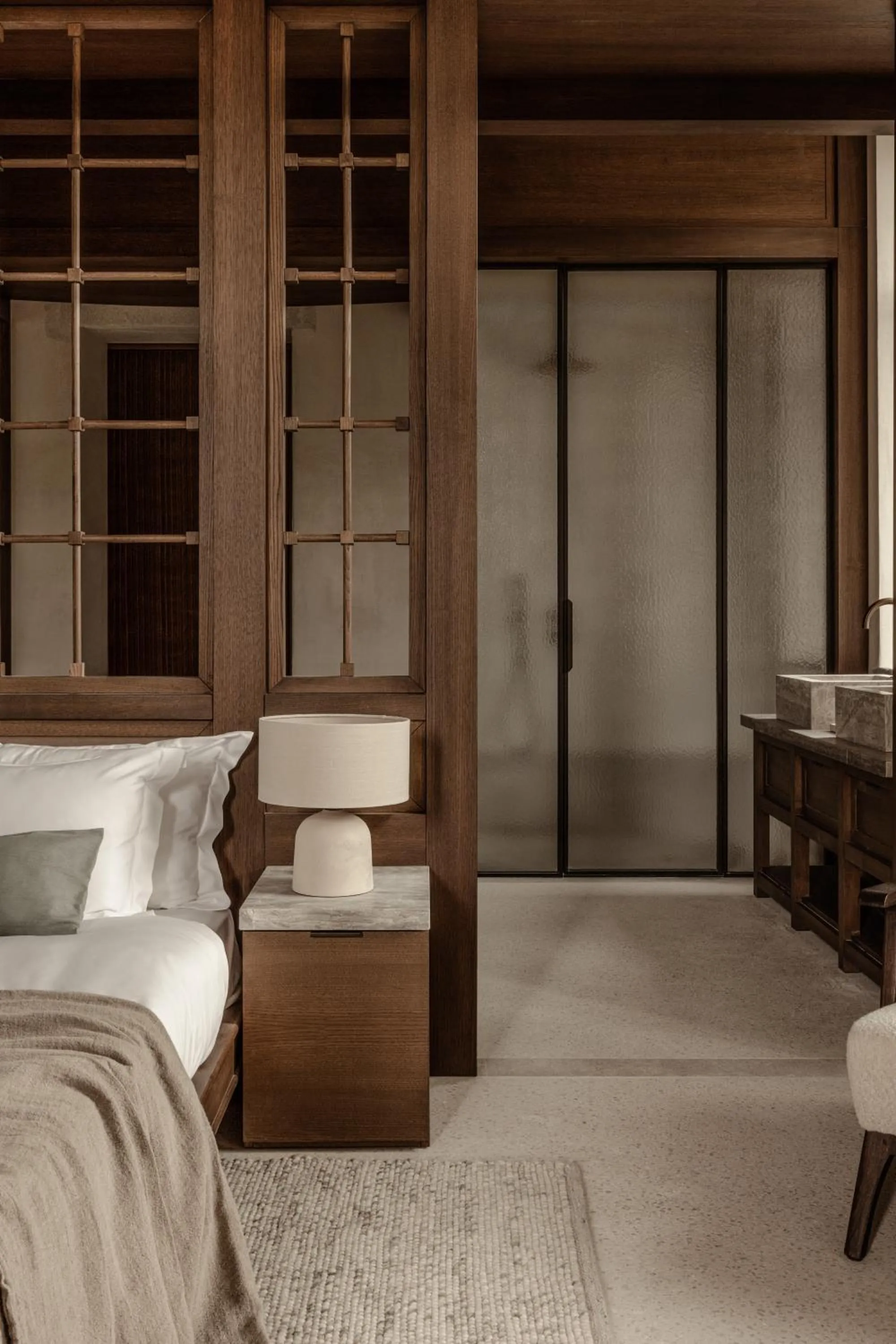 Bed in MANNA, a Member of Design Hotels