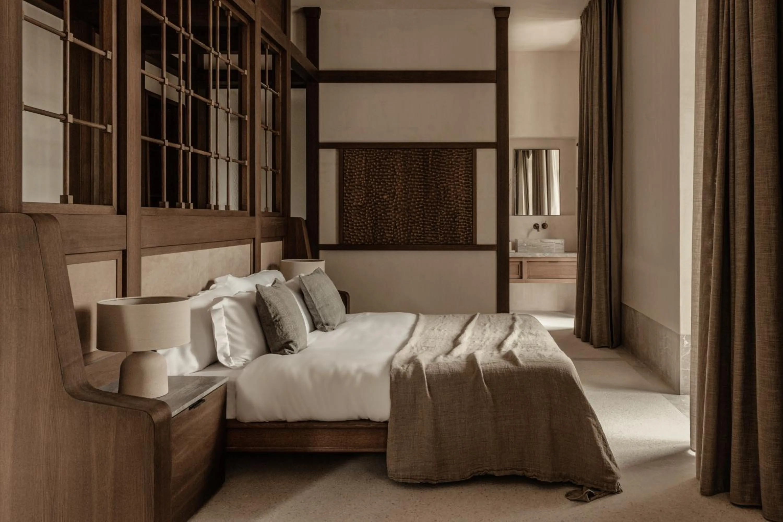 Bed in MANNA, a Member of Design Hotels