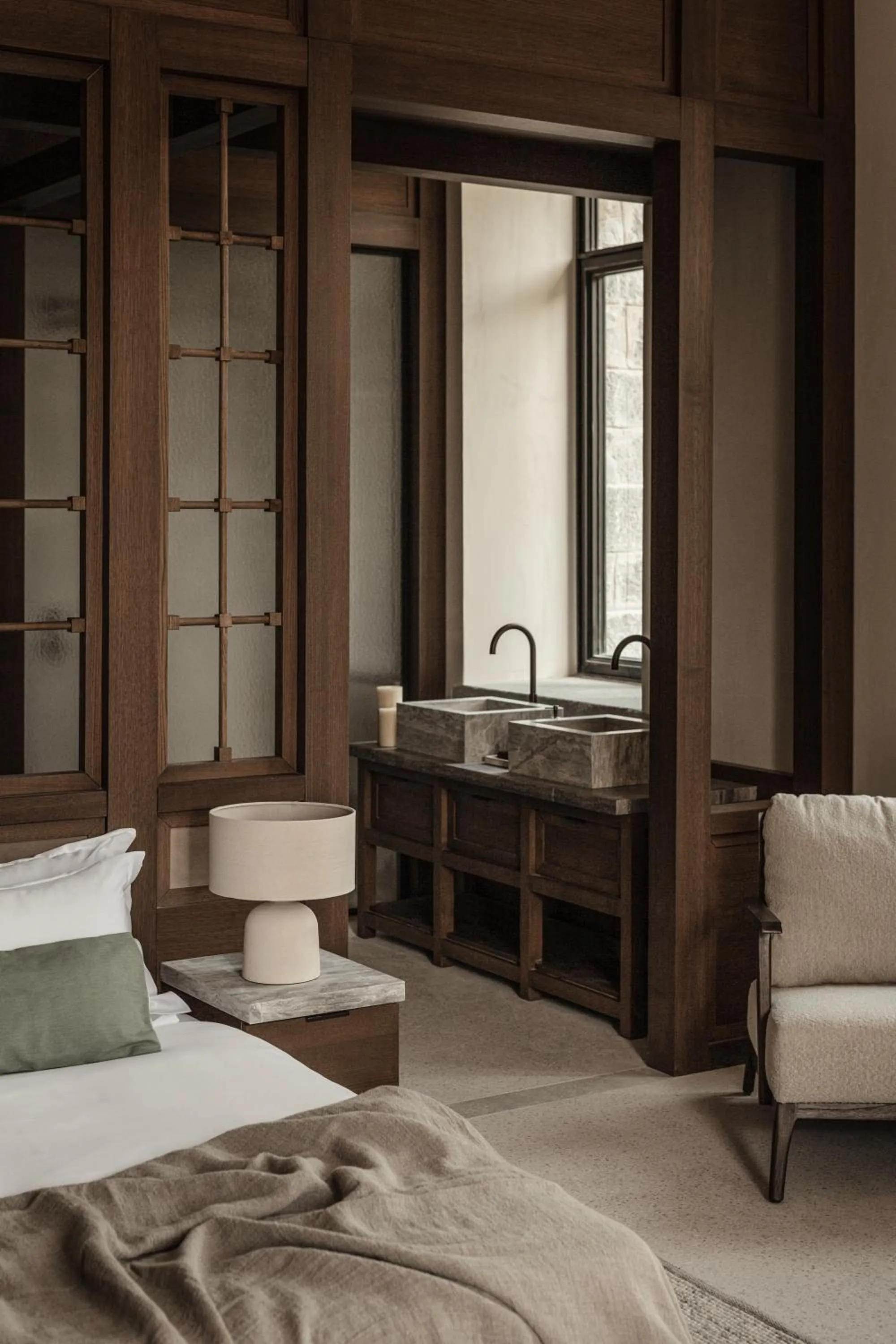 Bed in MANNA, a Member of Design Hotels