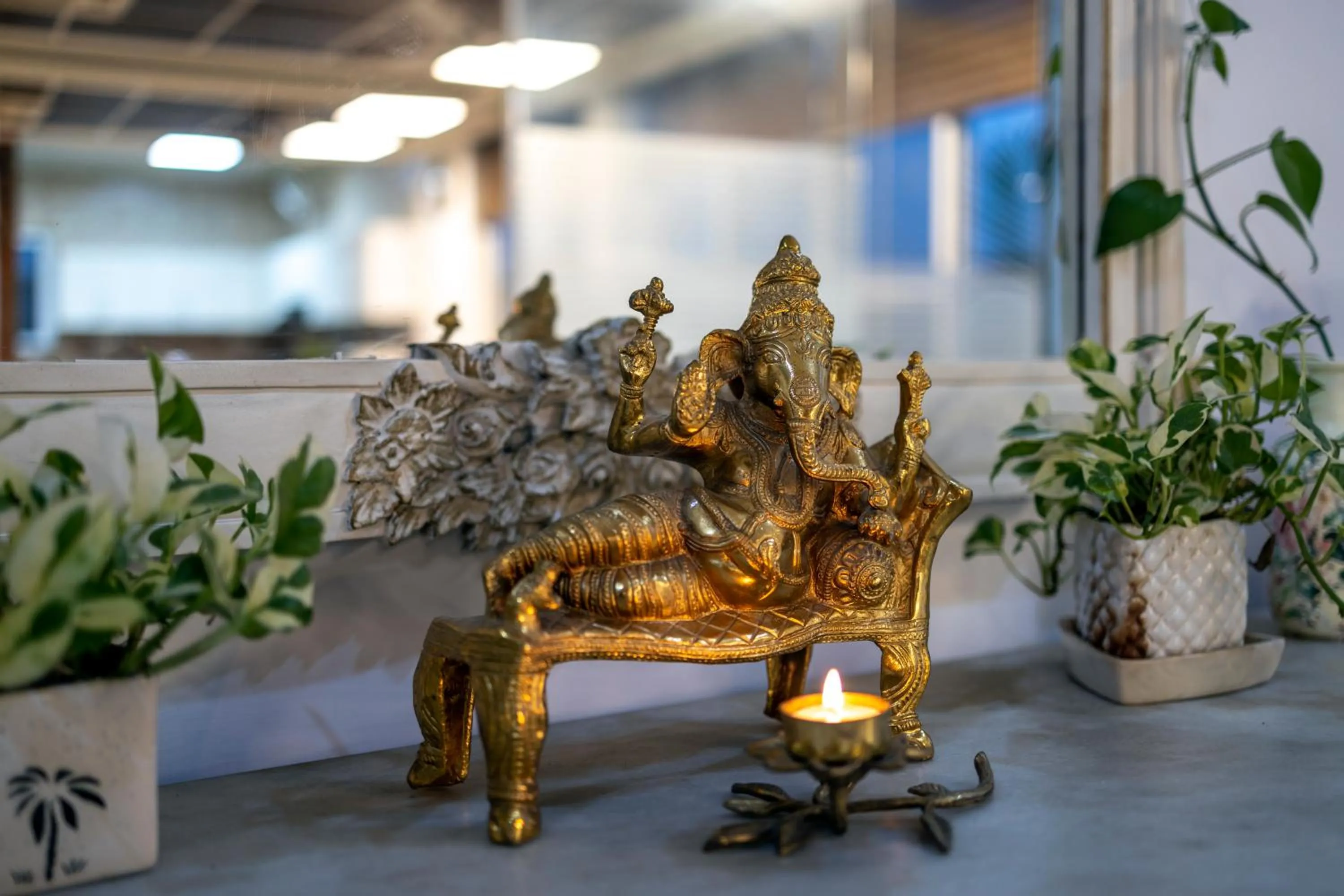 Decorative detail in InnBox Farmstay - Rajpura Punjab