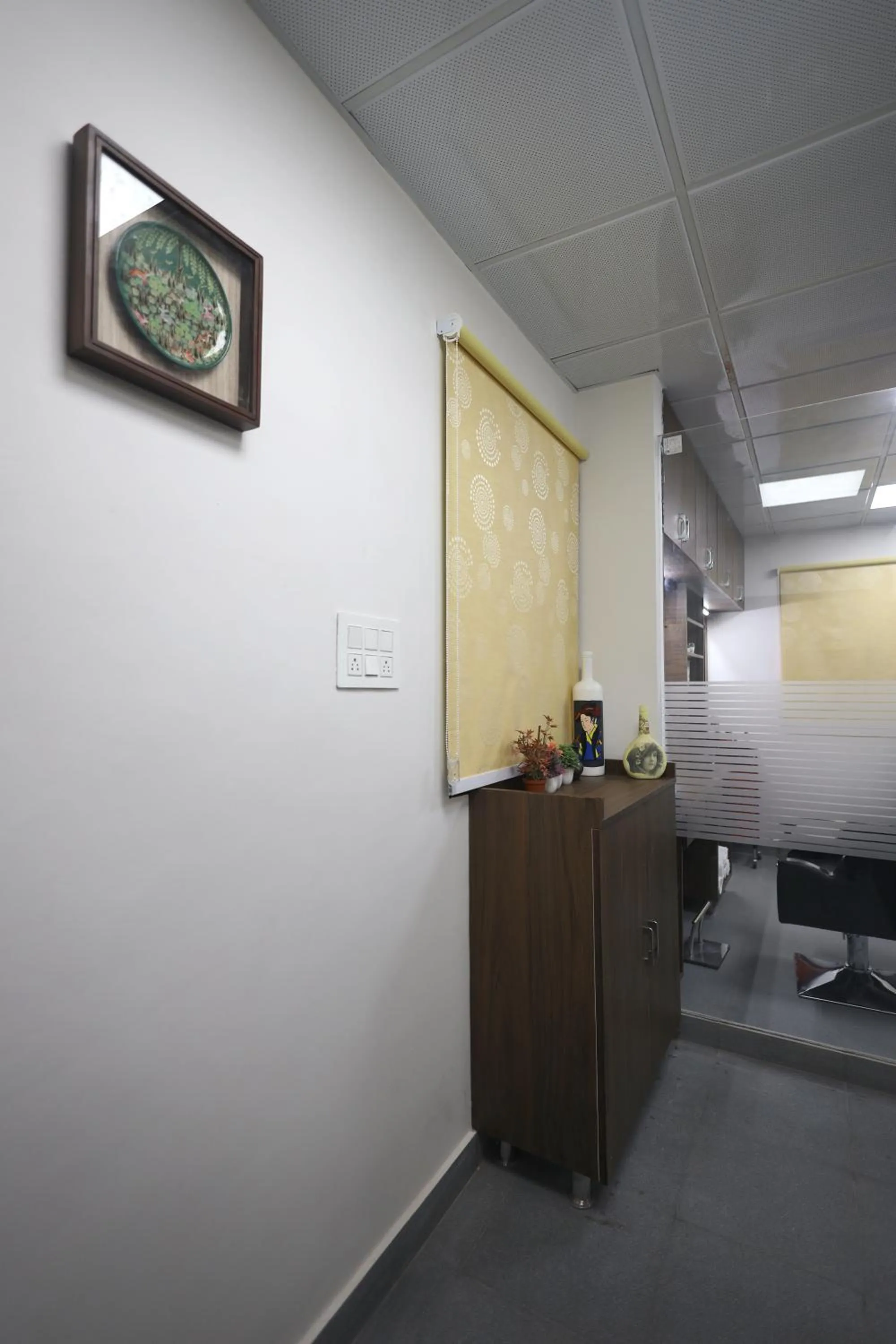 Lobby or reception, Bed in InnBox Farmstay - Rajpura Punjab