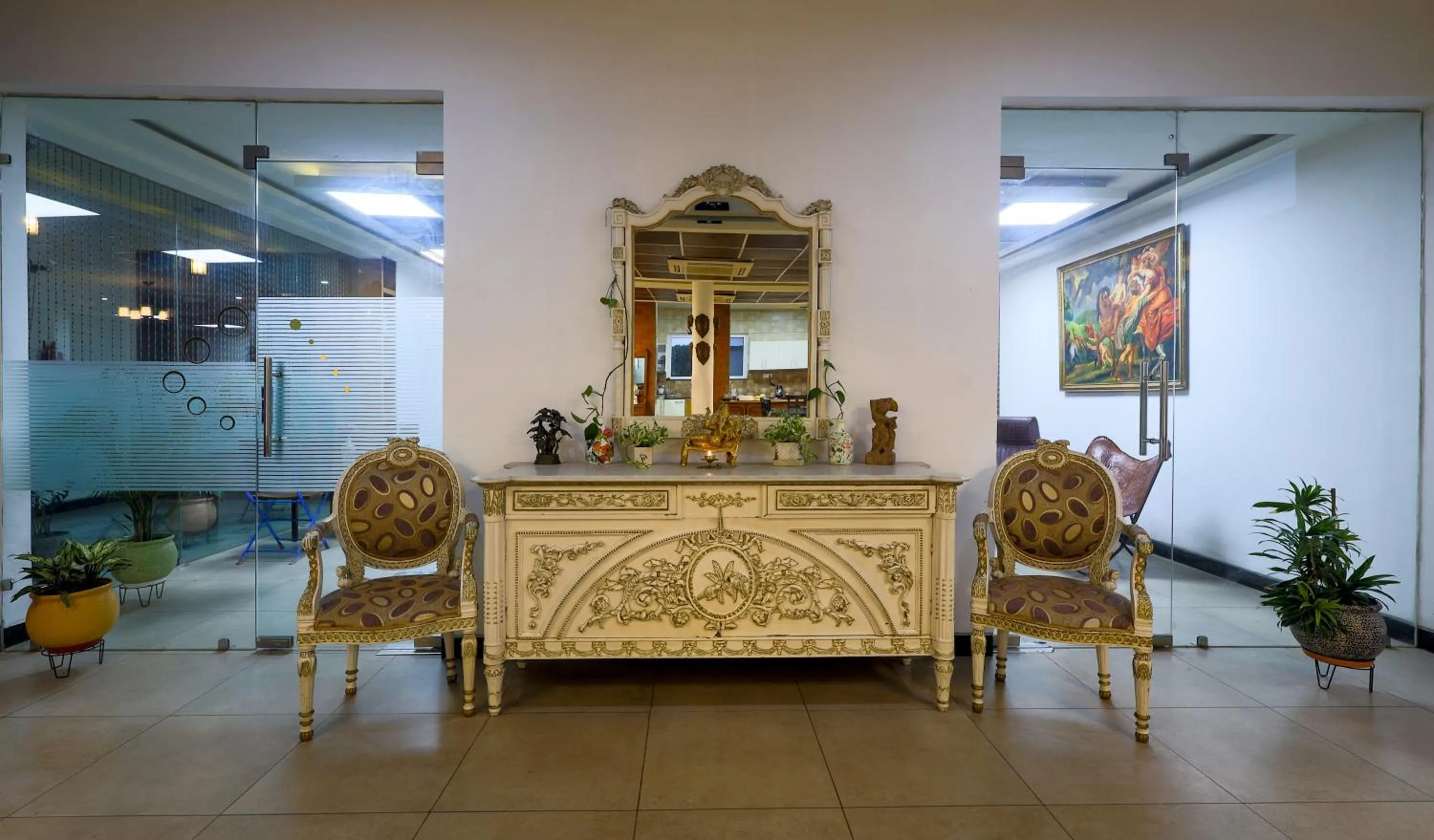 Decorative detail in InnBox Farmstay - Rajpura Punjab