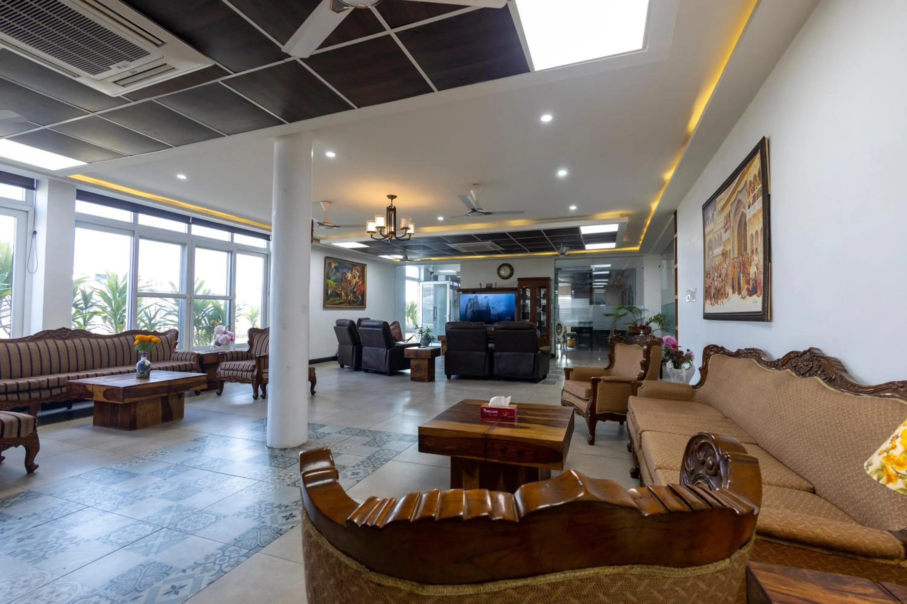 Lobby or reception in InnBox Farmstay - Rajpura Punjab