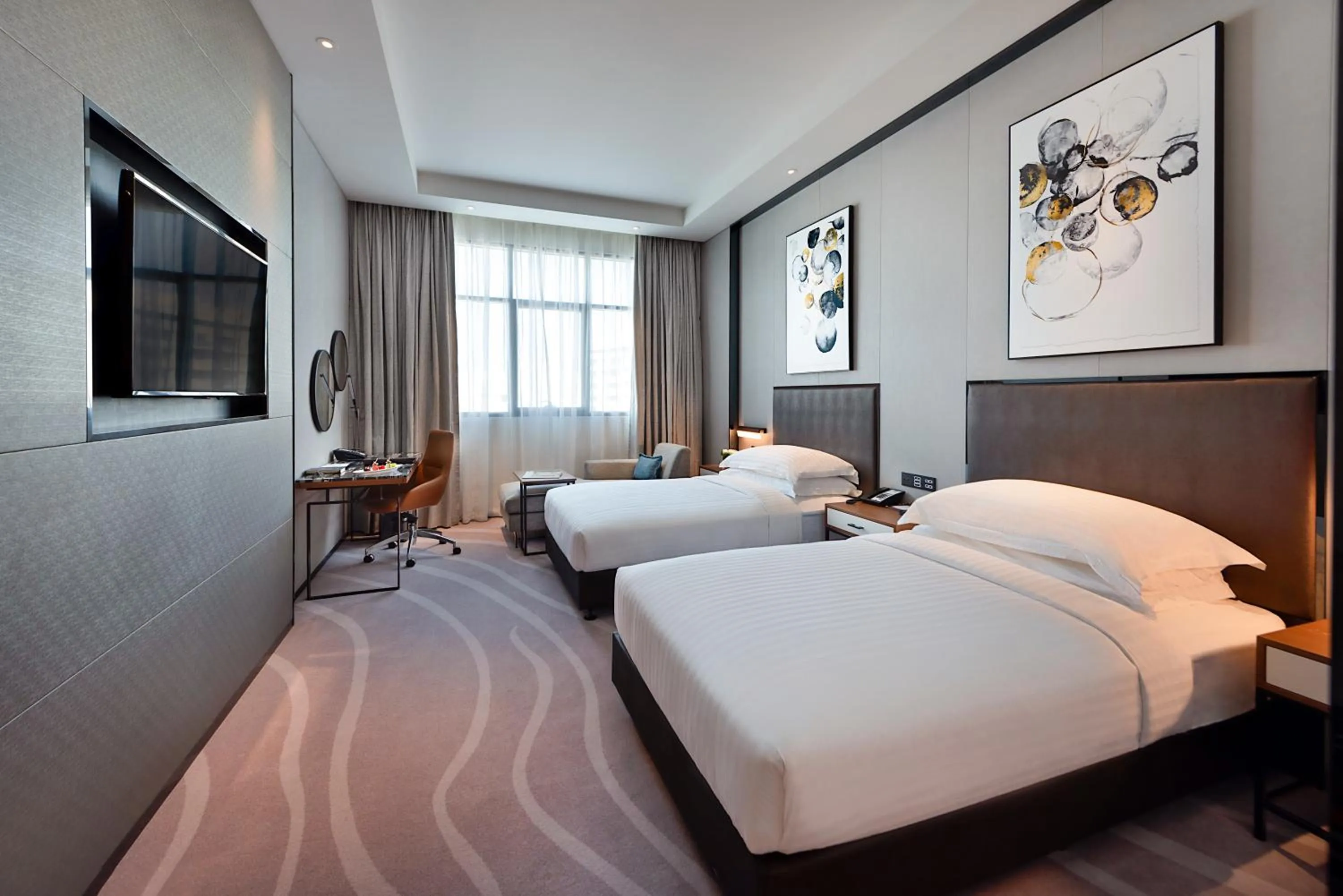 Bedroom, Bed in Asiana Grand Hotel