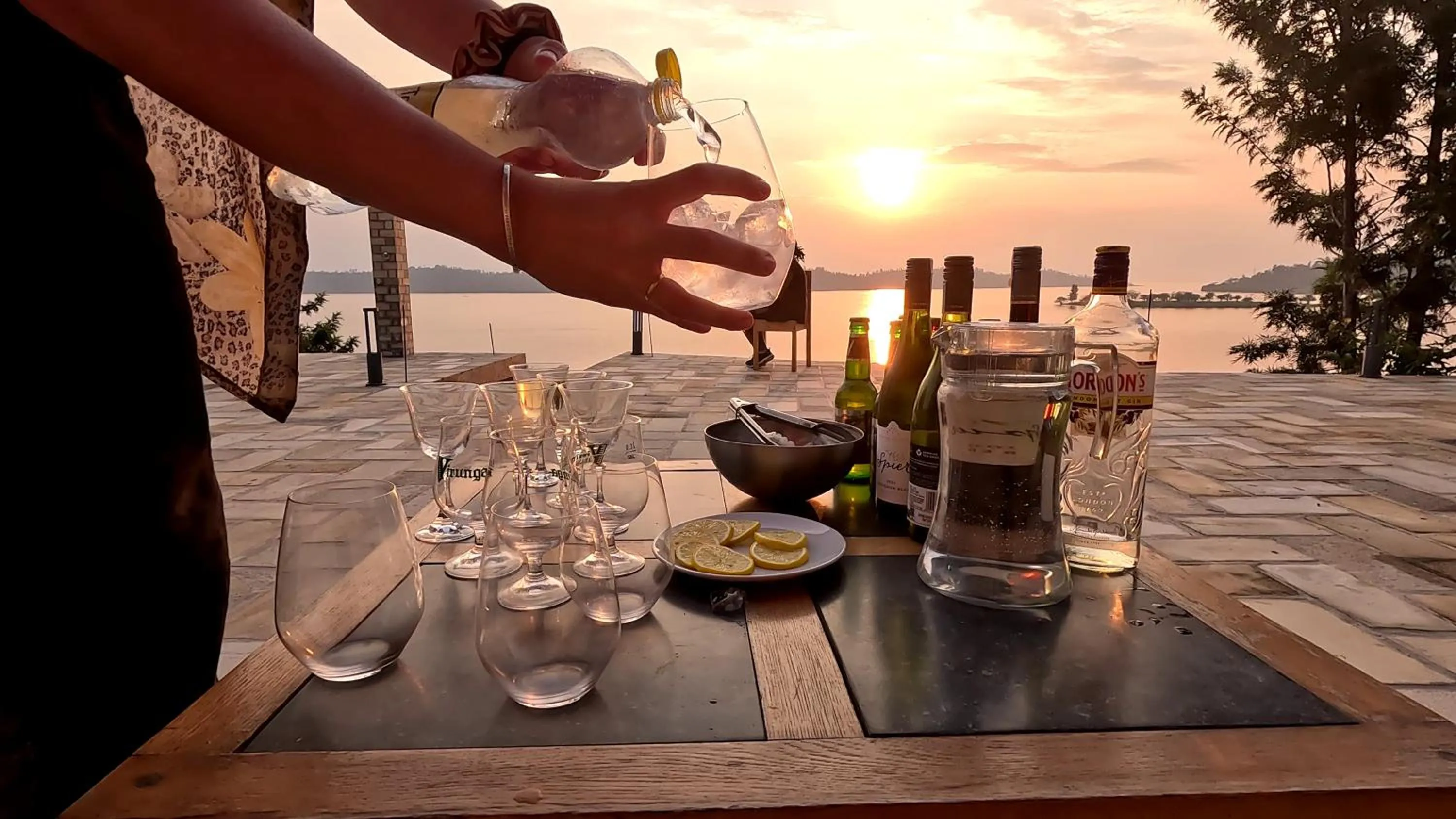 Property building in Umutuzo Lodge Kivu Lake