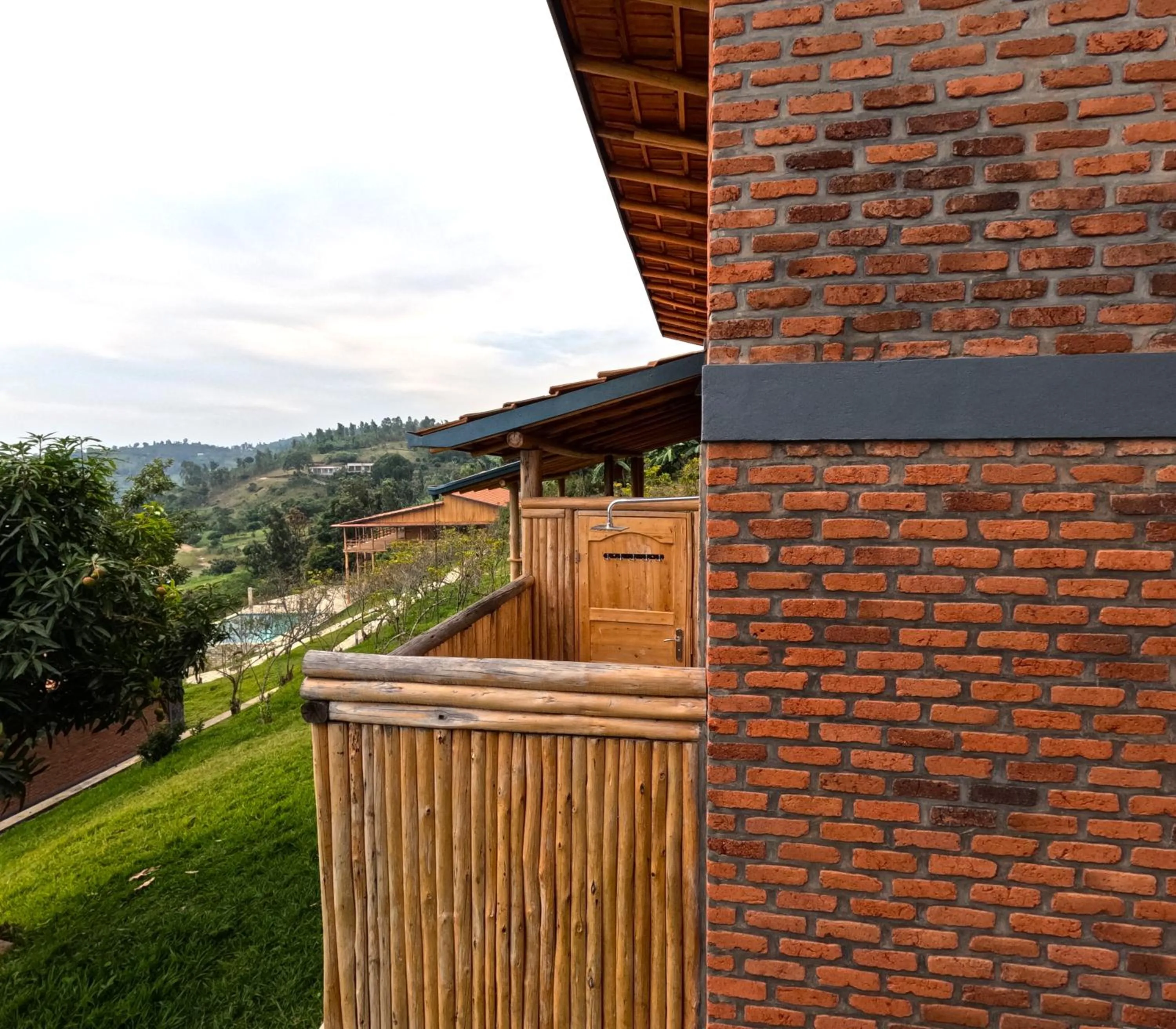 Open Air Bath in Umutuzo Lodge Kivu Lake