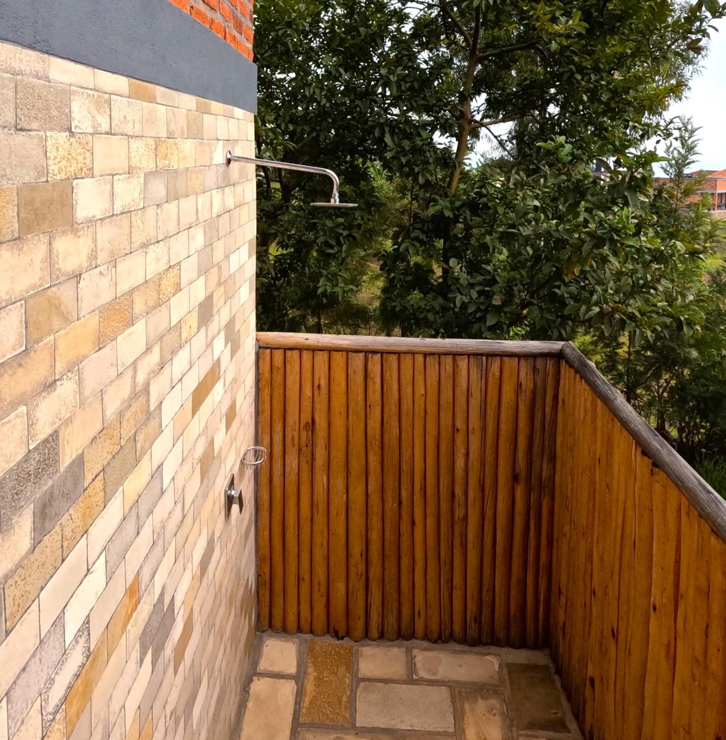 Open Air Bath in Umutuzo Lodge Kivu Lake