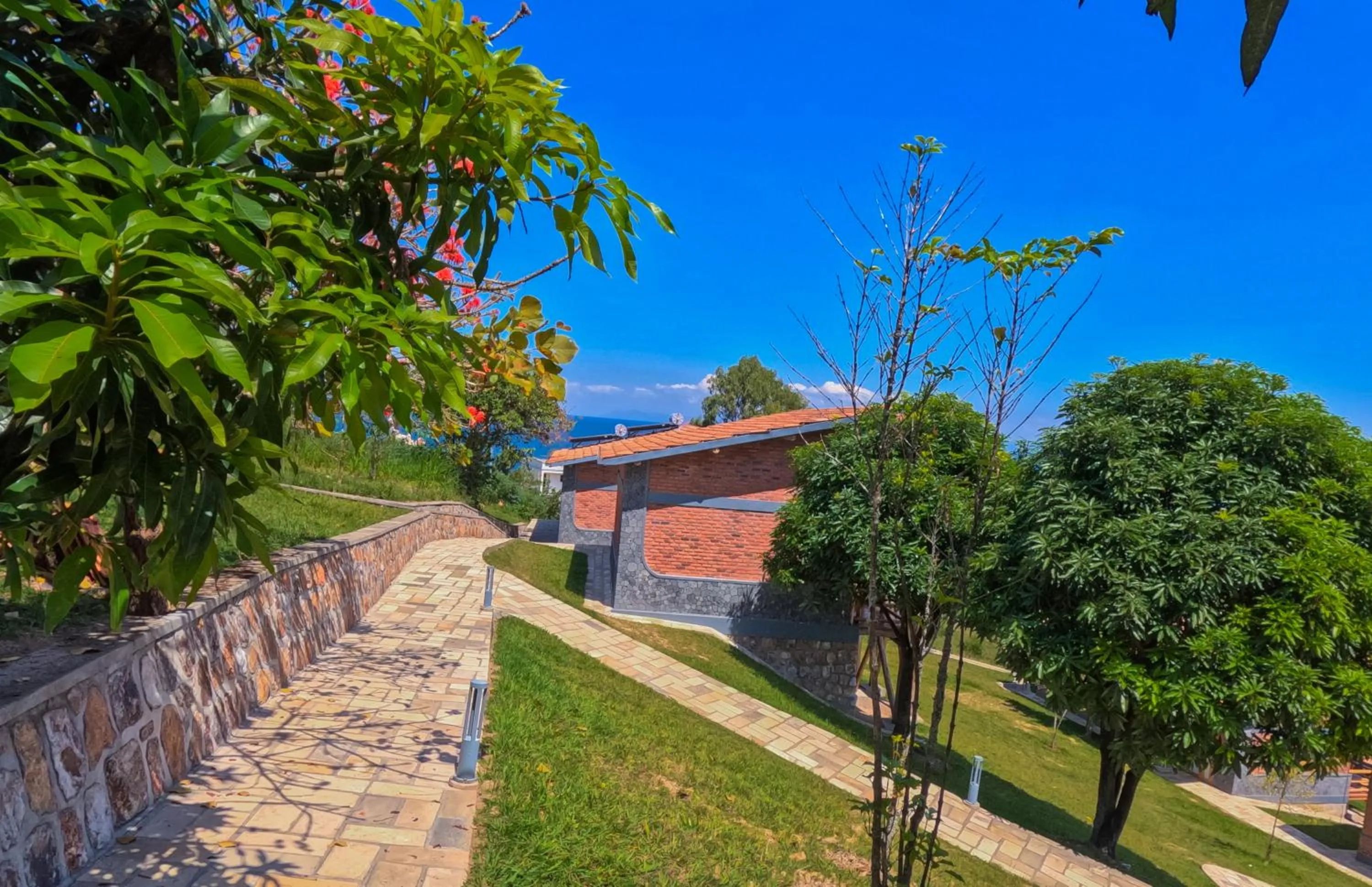 Property building in Umutuzo Lodge Kivu Lake