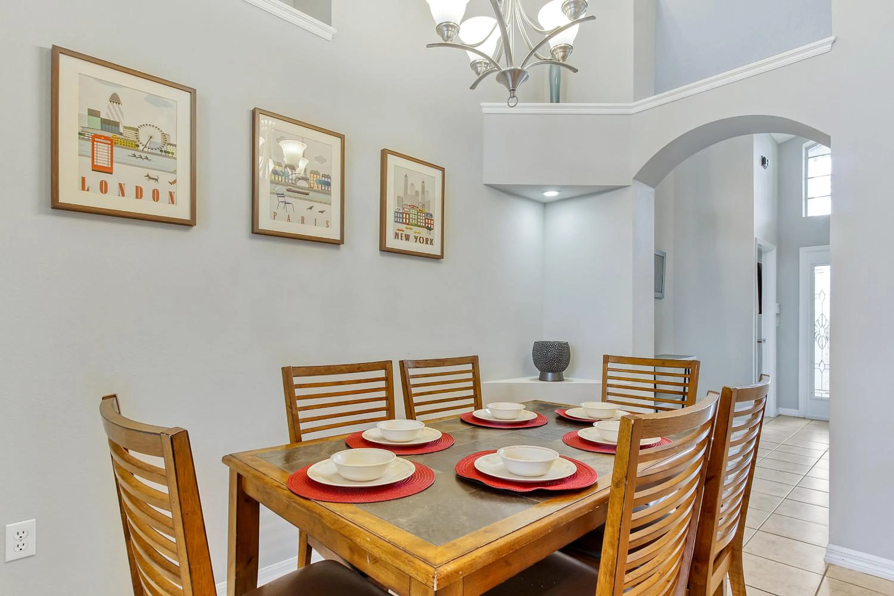 Dining area in Star Lake Oasis - 4 bed family pool home