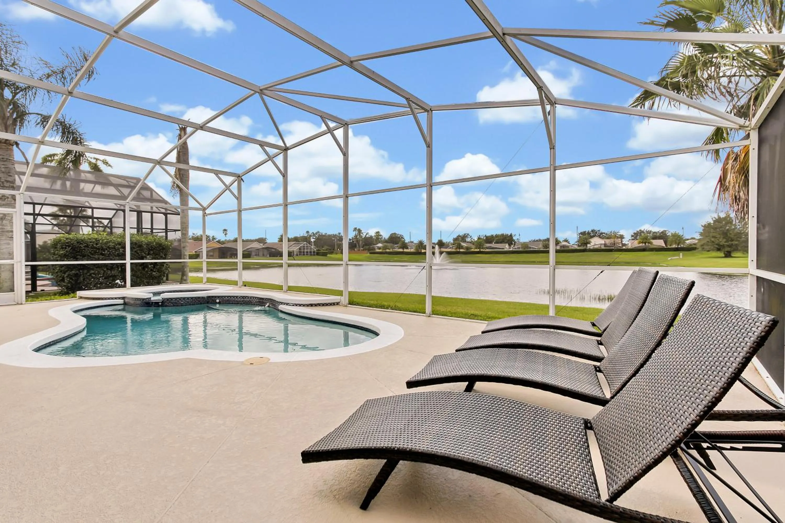 Balcony/Terrace in Star Lake Oasis - 4 bed family pool home