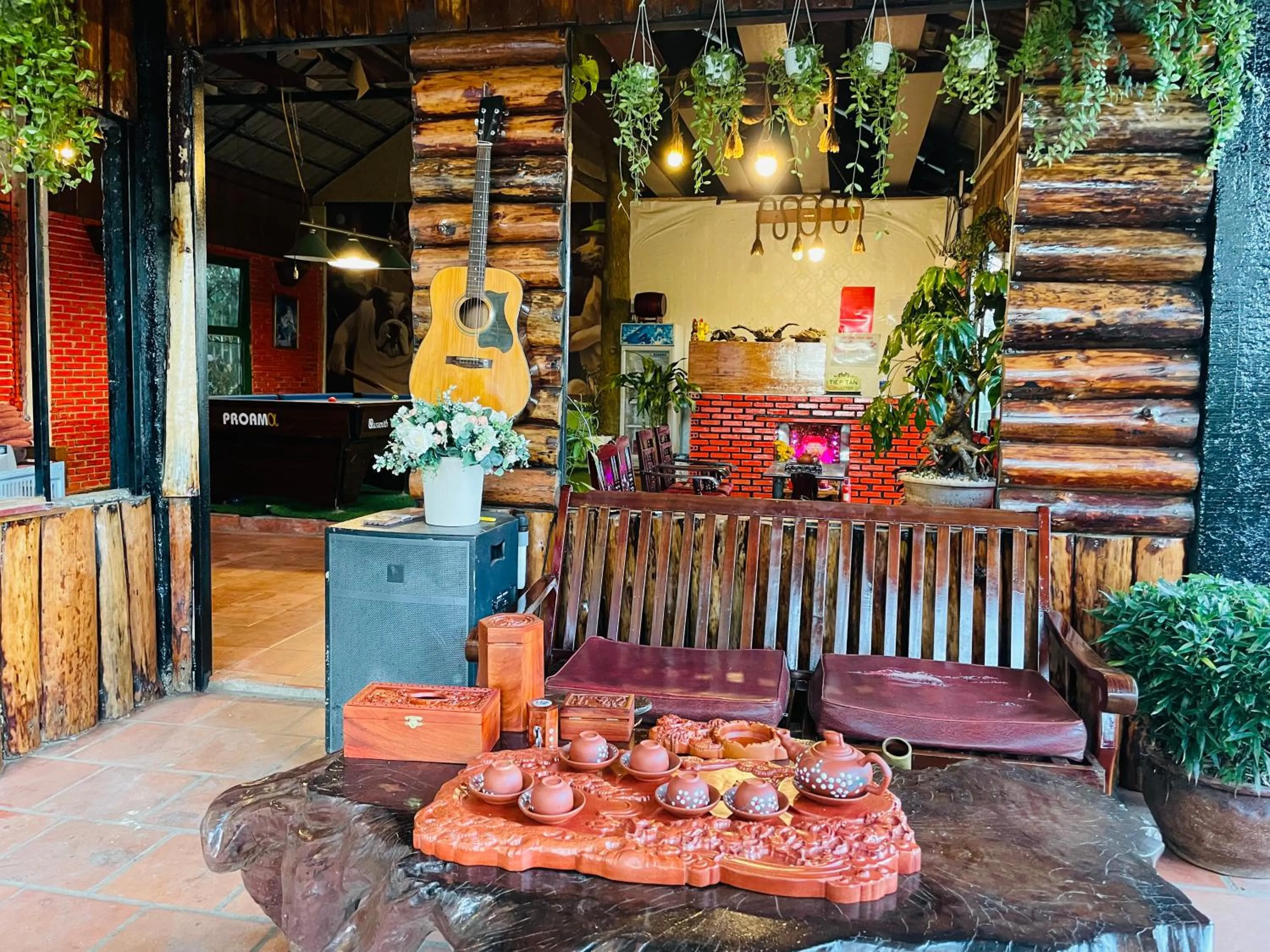 Living room in Hoa Son Village Da Lat
