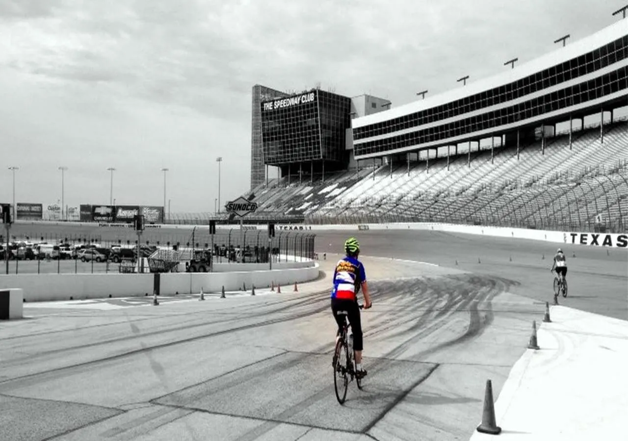 Cycling in 3/3 Condo on Texas Motor Speedway