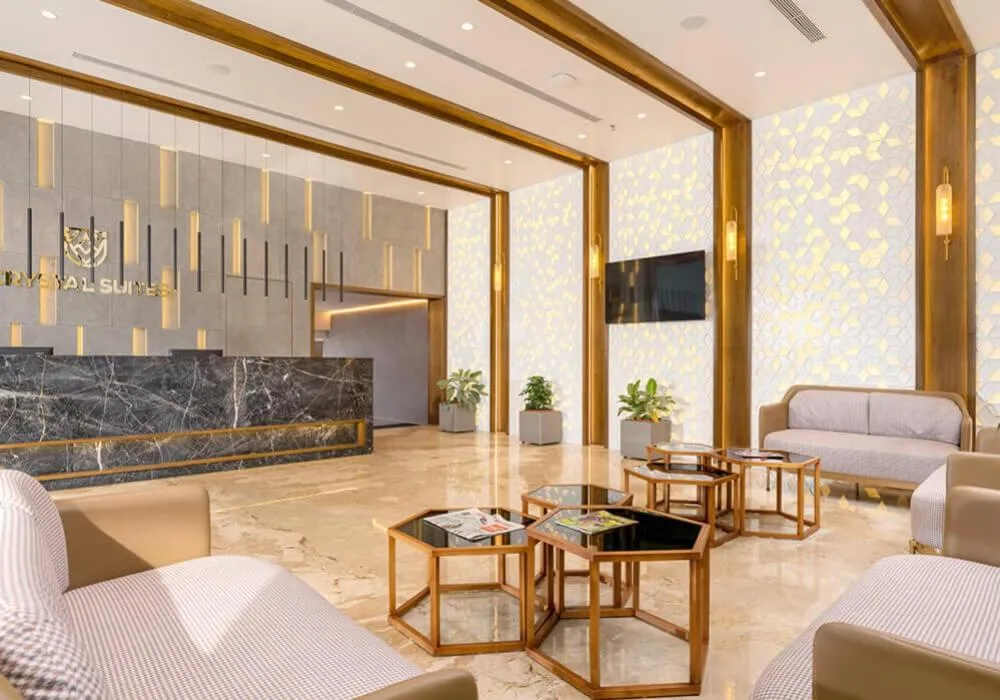 Lobby or reception in Crystal Suites
