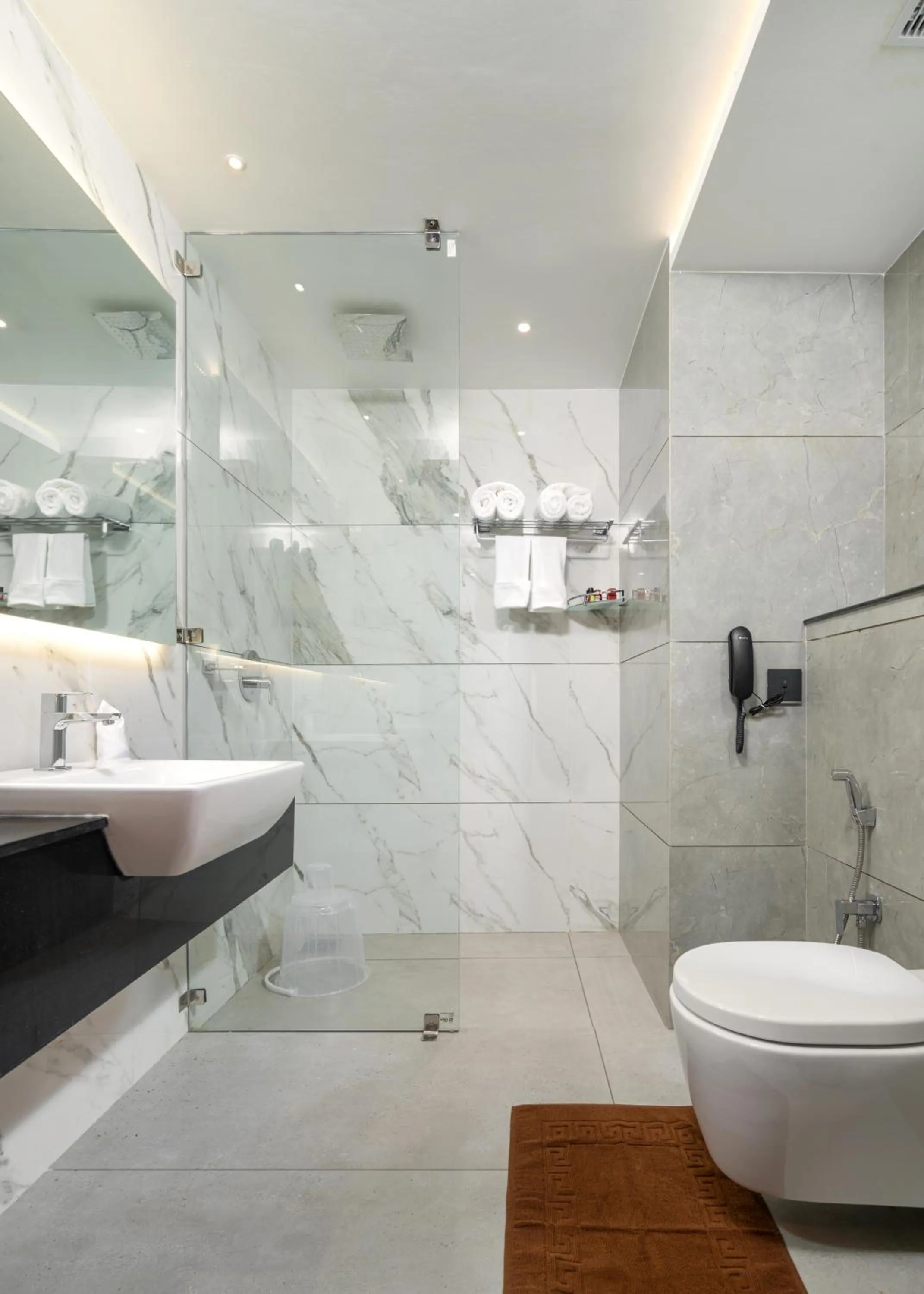 Bathroom in Crystal Suites