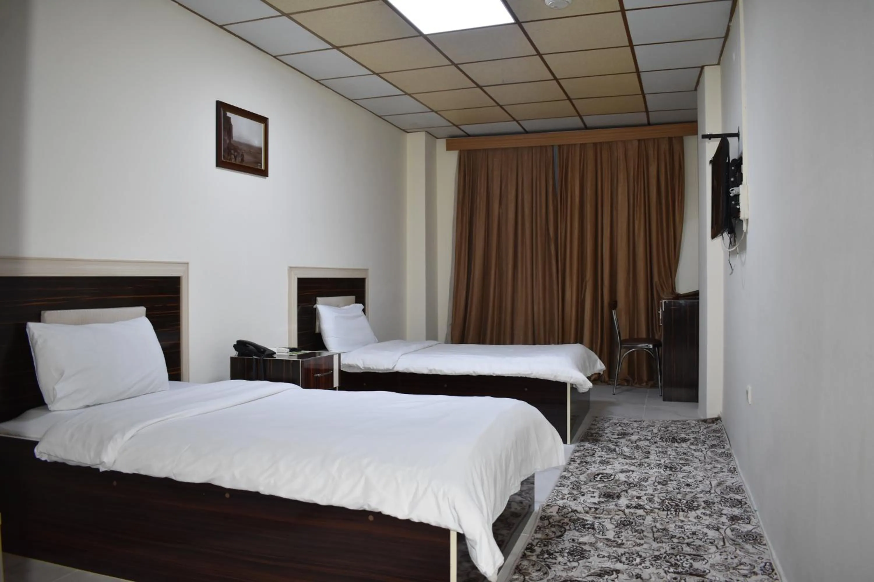 Bed in Hotel Sinaia Palace