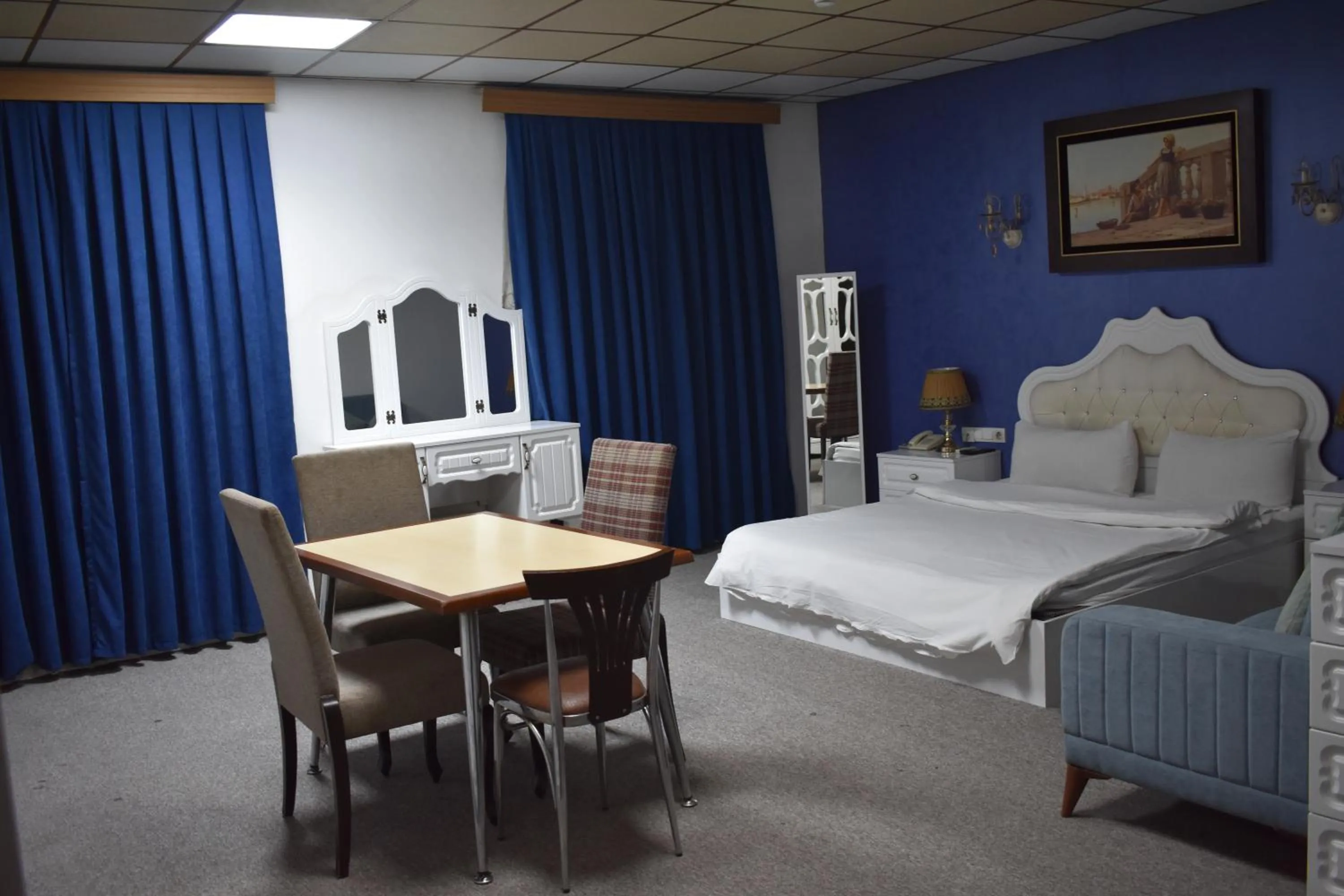 Bed in Hotel Sinaia Palace