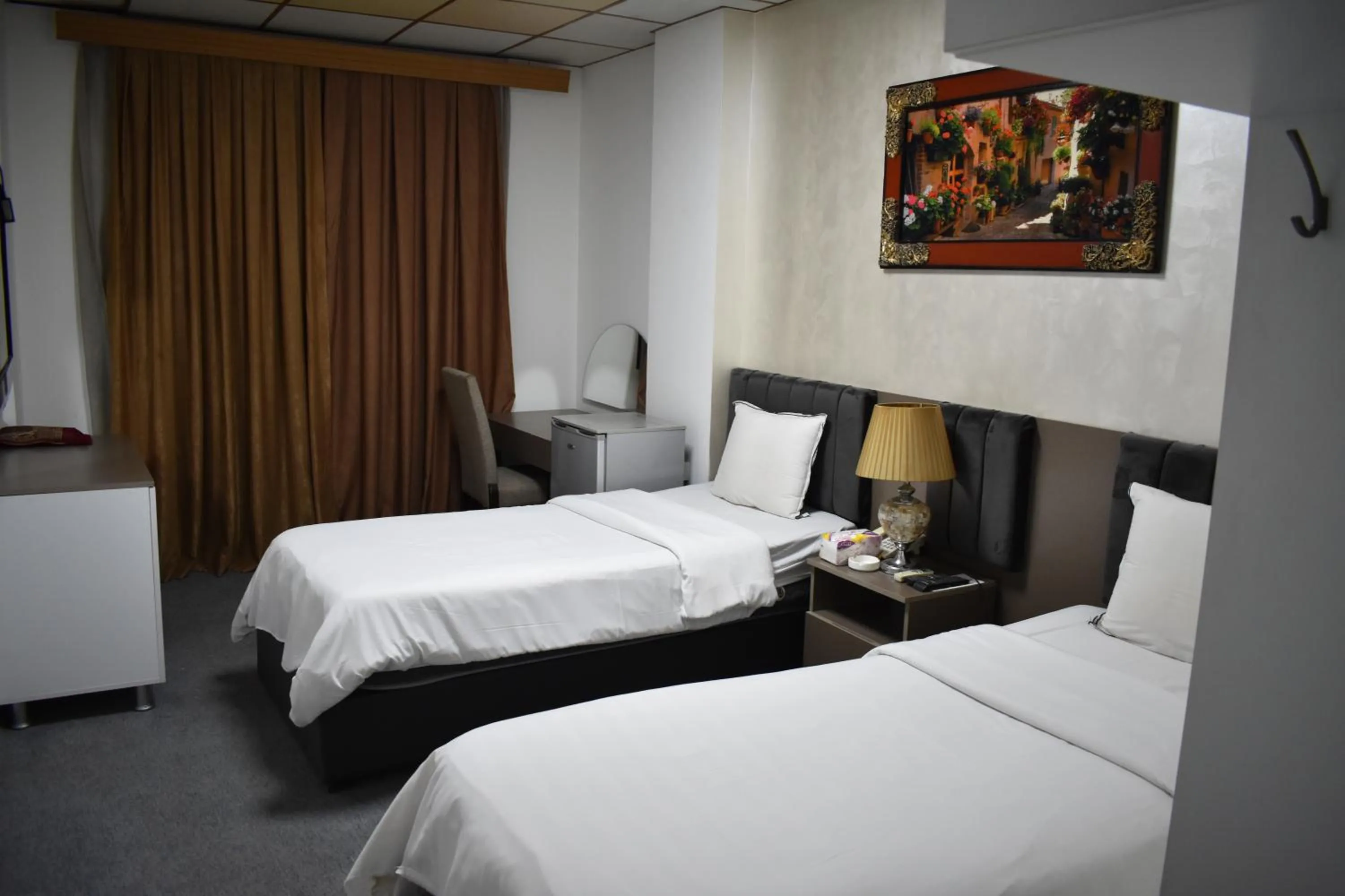 Bed in Hotel Sinaia Palace