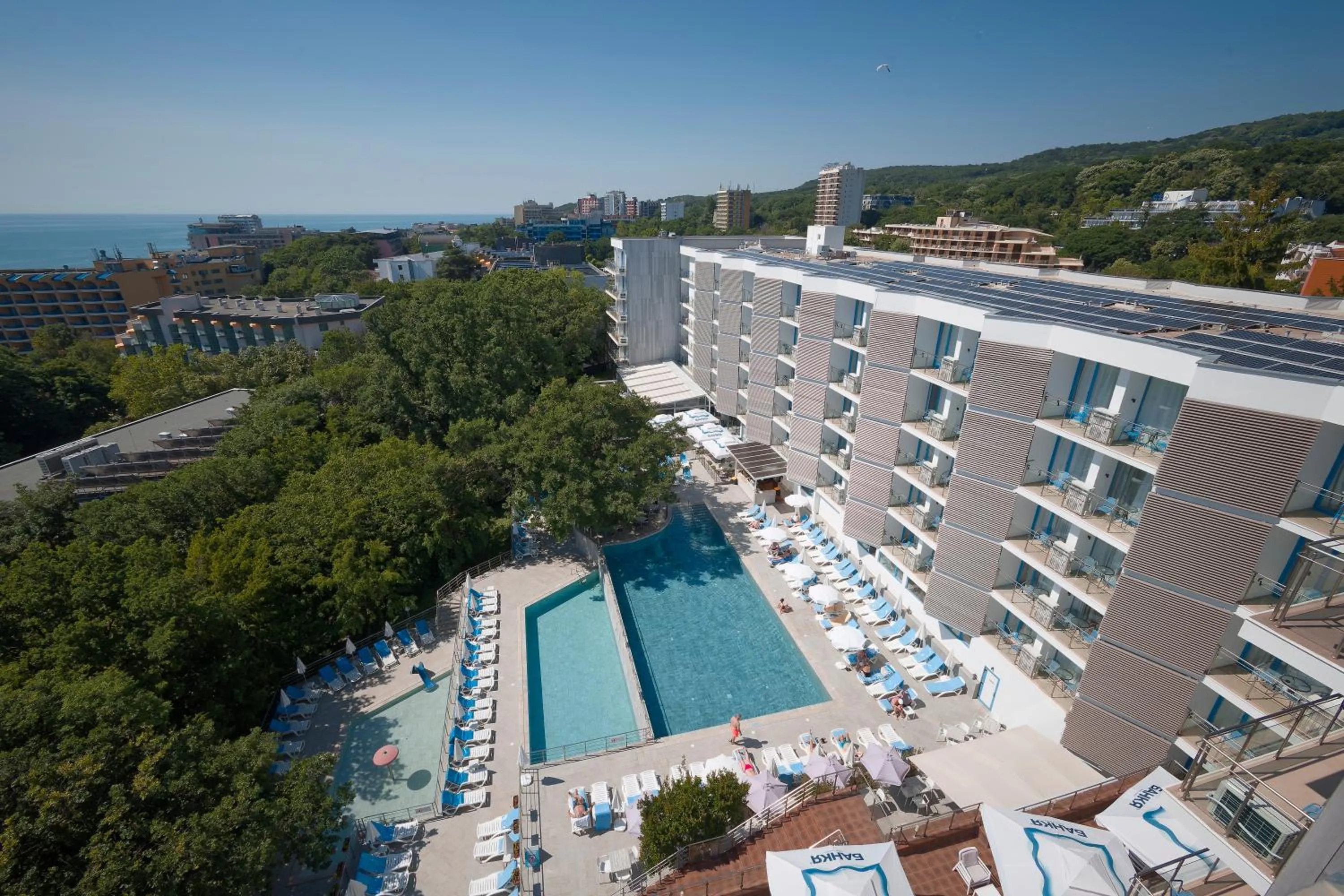 Pool view in Hotel Slavey - All Inclusive