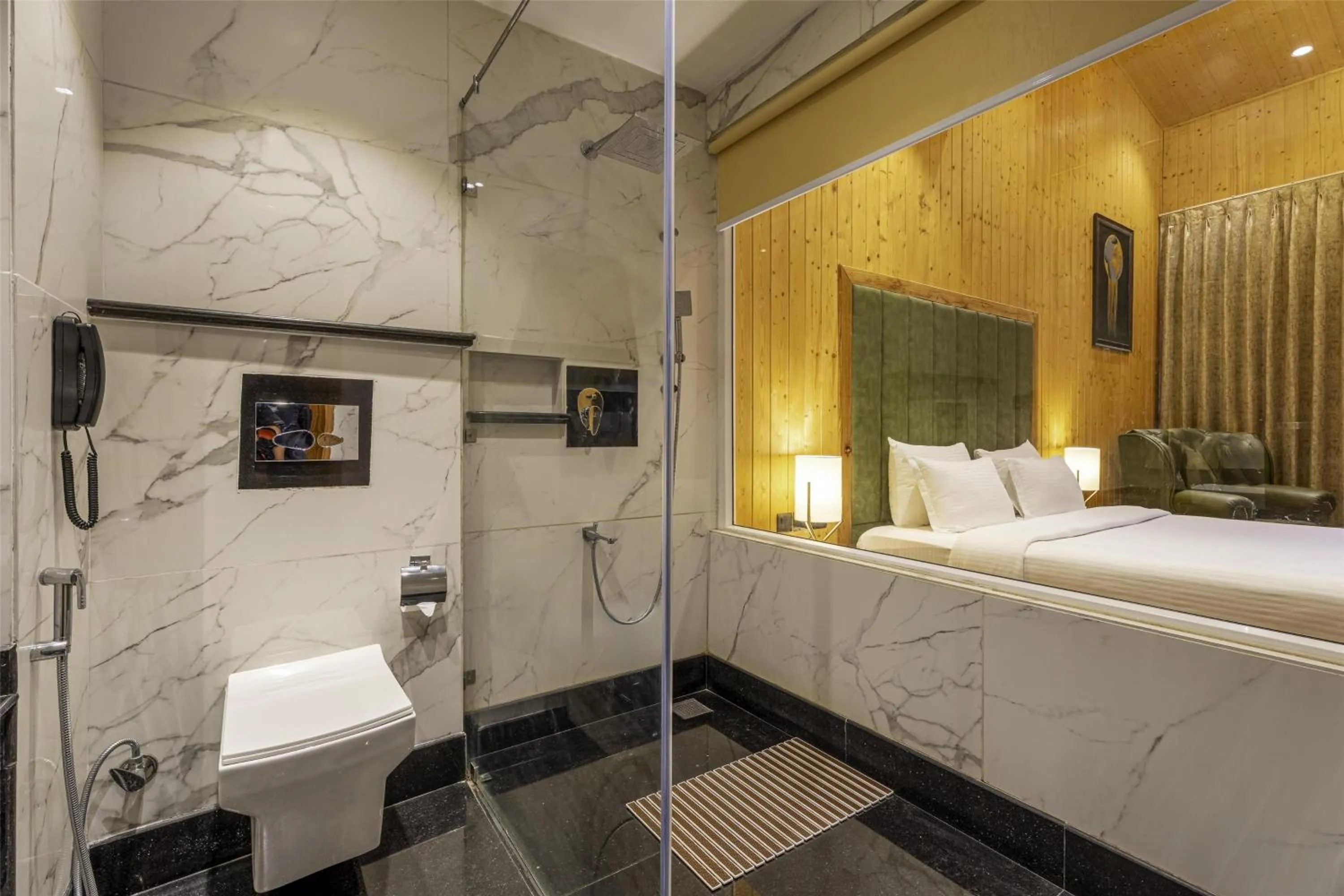 Bathroom, Bed in Palchan Hotel & Spa - A member of Radisson Individuals Retreats