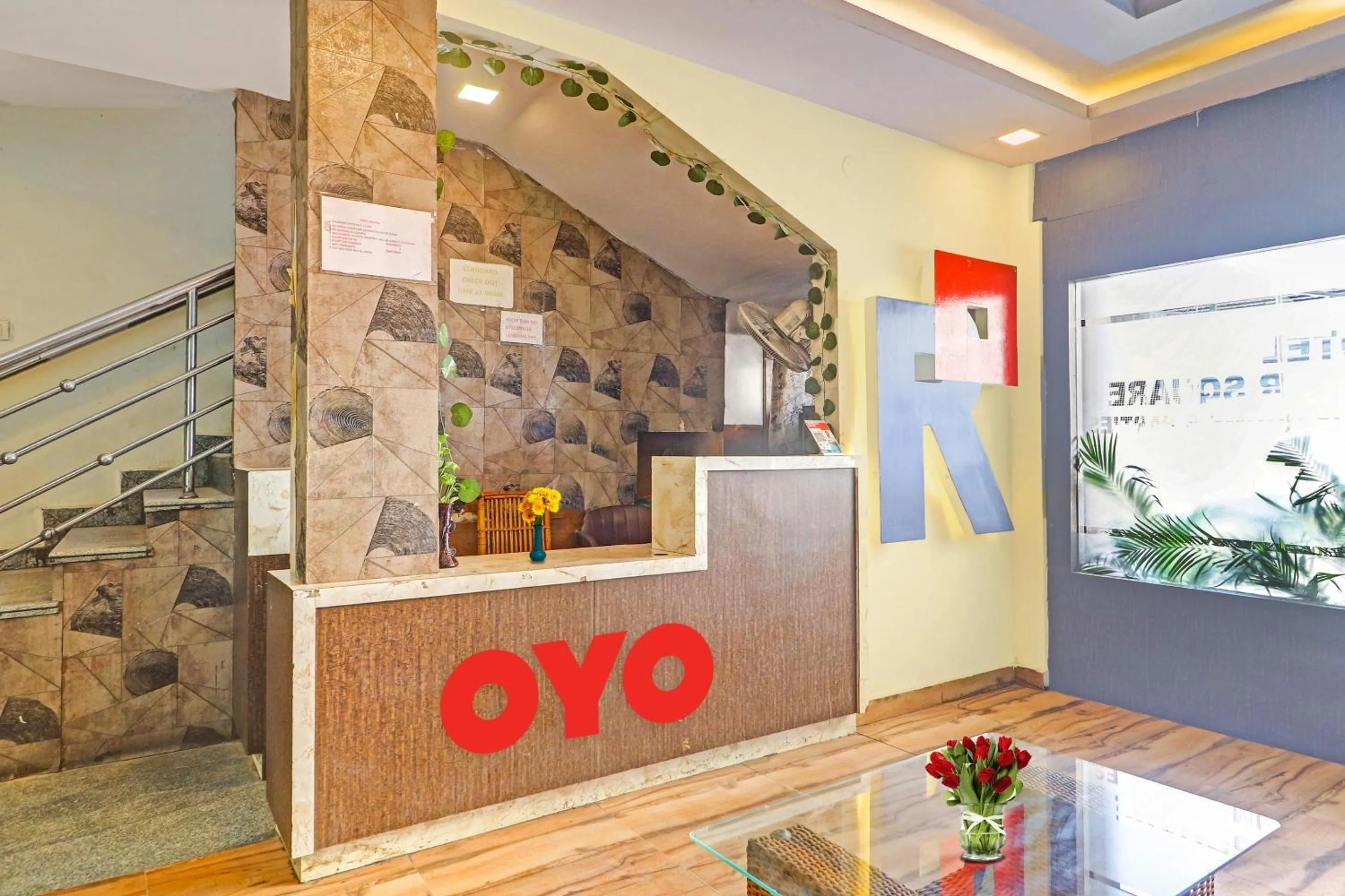 Lobby or reception in Hotel O R Square Near LB Nagar Metro Station