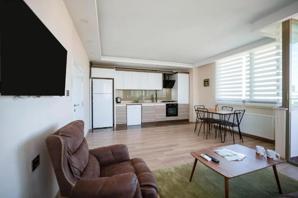 Kitchen or kitchenette in ABC Apart Hotel