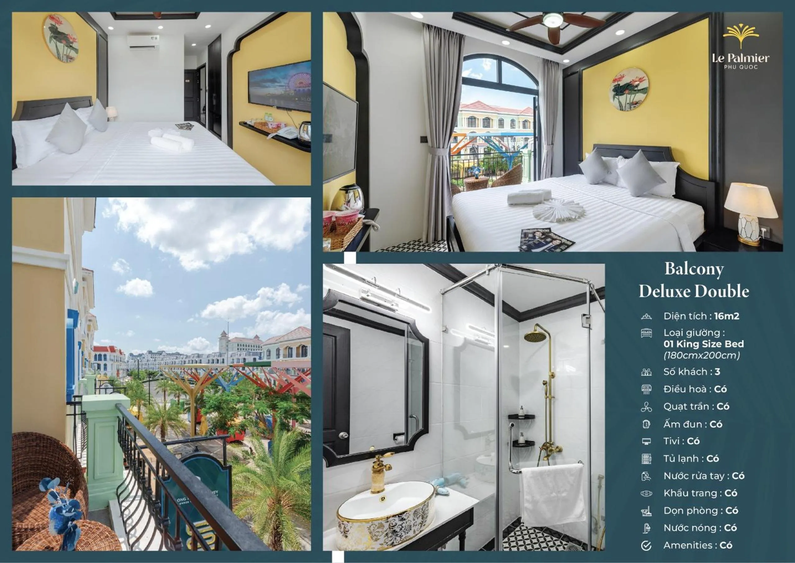 Photo of the whole room, Bed in Le Palmier Phu Quoc Hotel - Free Shuttle To Grand World