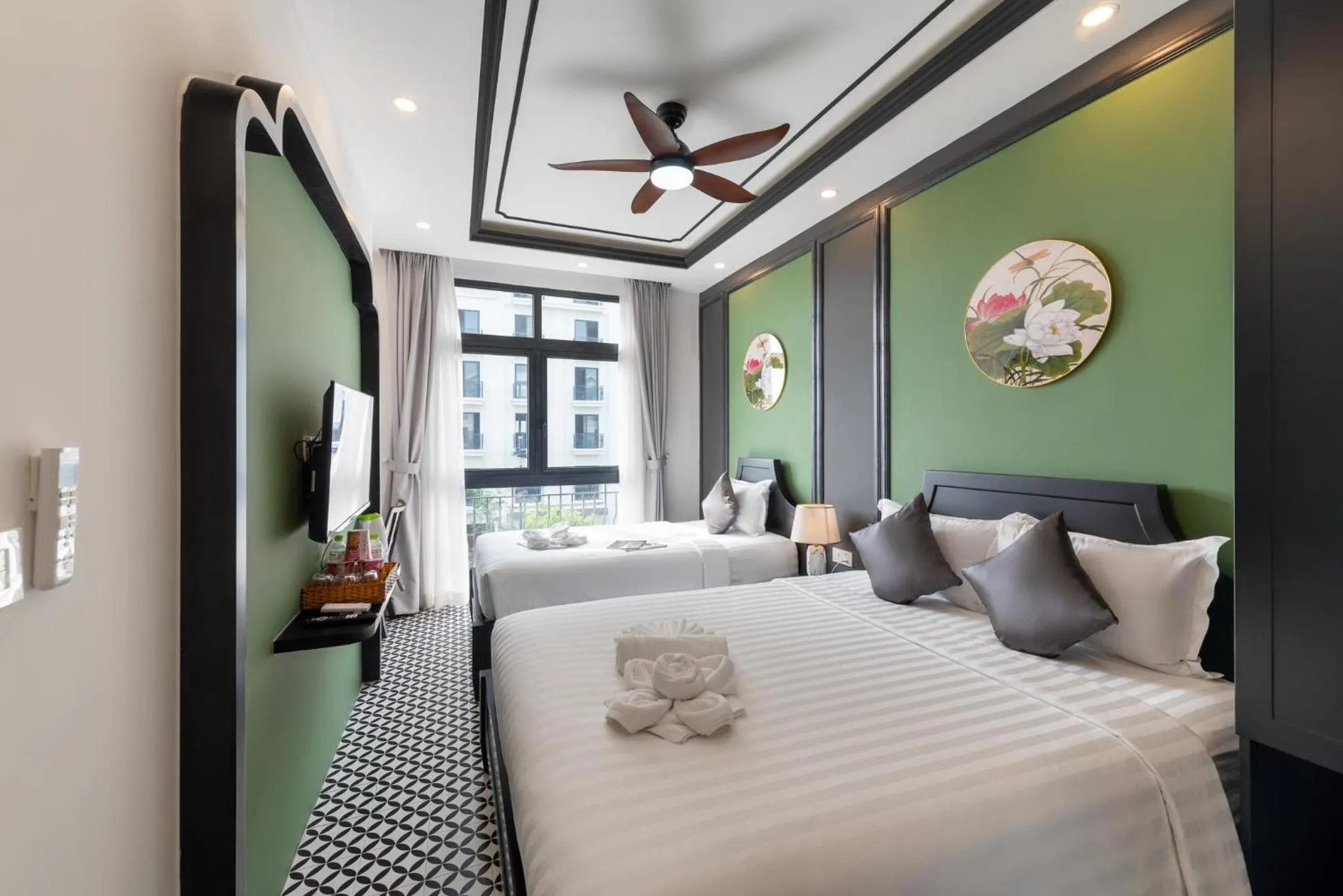 Photo of the whole room, Bed in Le Palmier Phu Quoc Hotel - Free Shuttle To Grand World