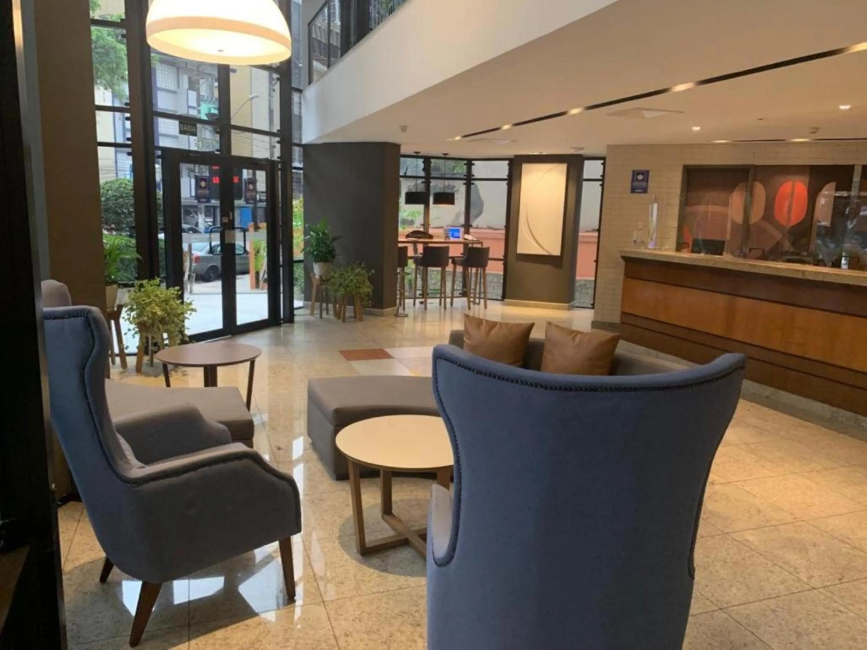 Lobby or reception in Cosmopolitan Praia Flat