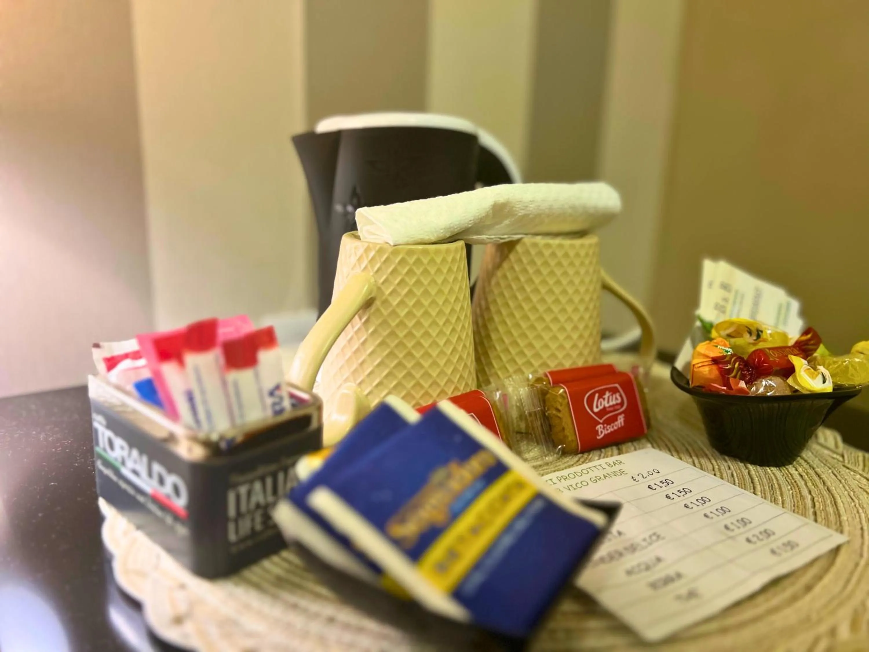 Food and drinks in B & B VICO GRANDE