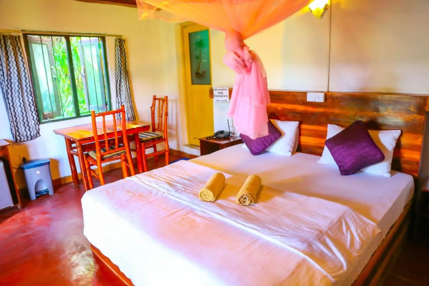 Bedroom in Ella Bamboo Cabana