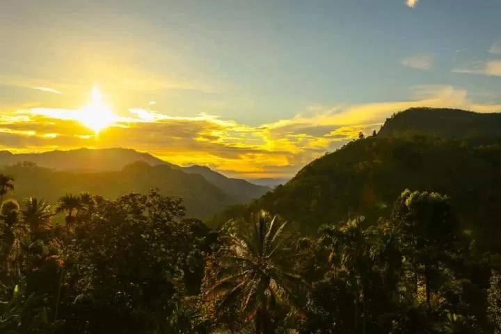 Mountain view in Ella Bamboo Cabana