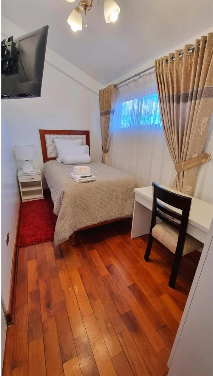 Bed in Hotel-Apartment INKASABIOS