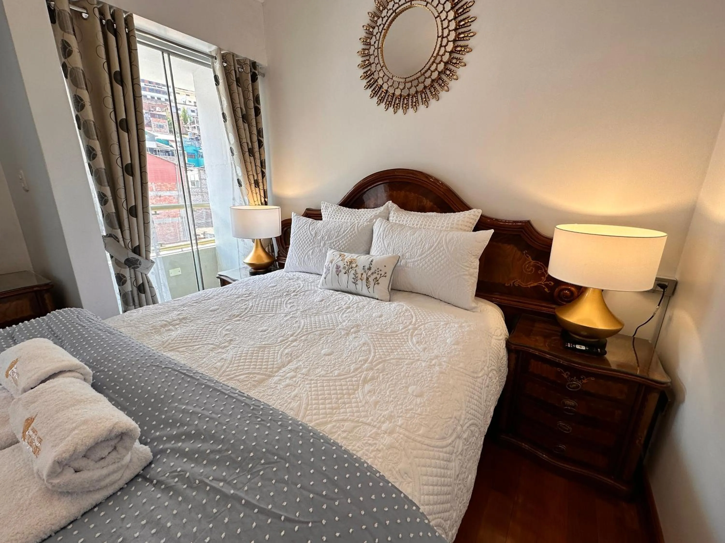 Balcony/Terrace, Bed in Hotel-Apartment INKASABIOS