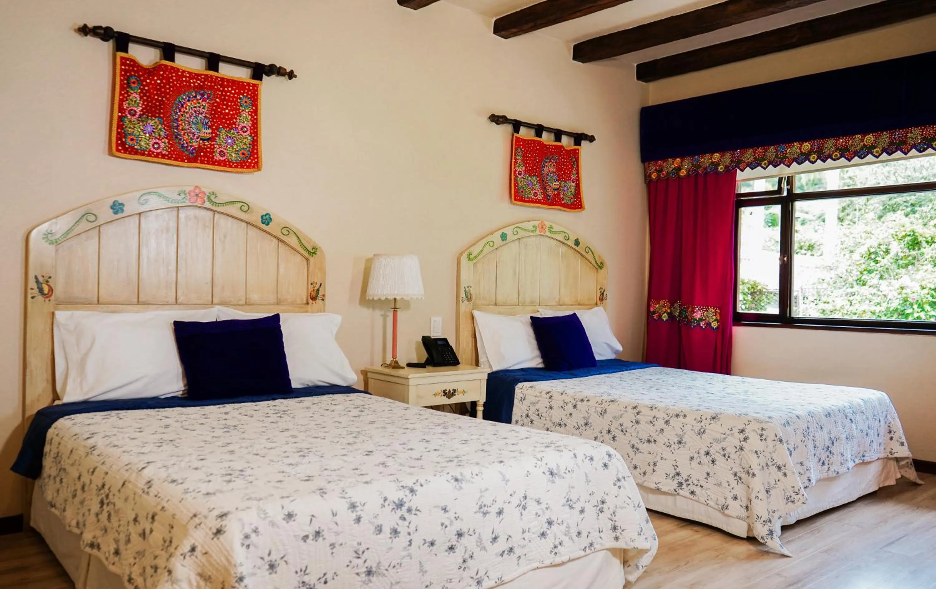 Bed in Uzhupud Garden Hotel & Lodge