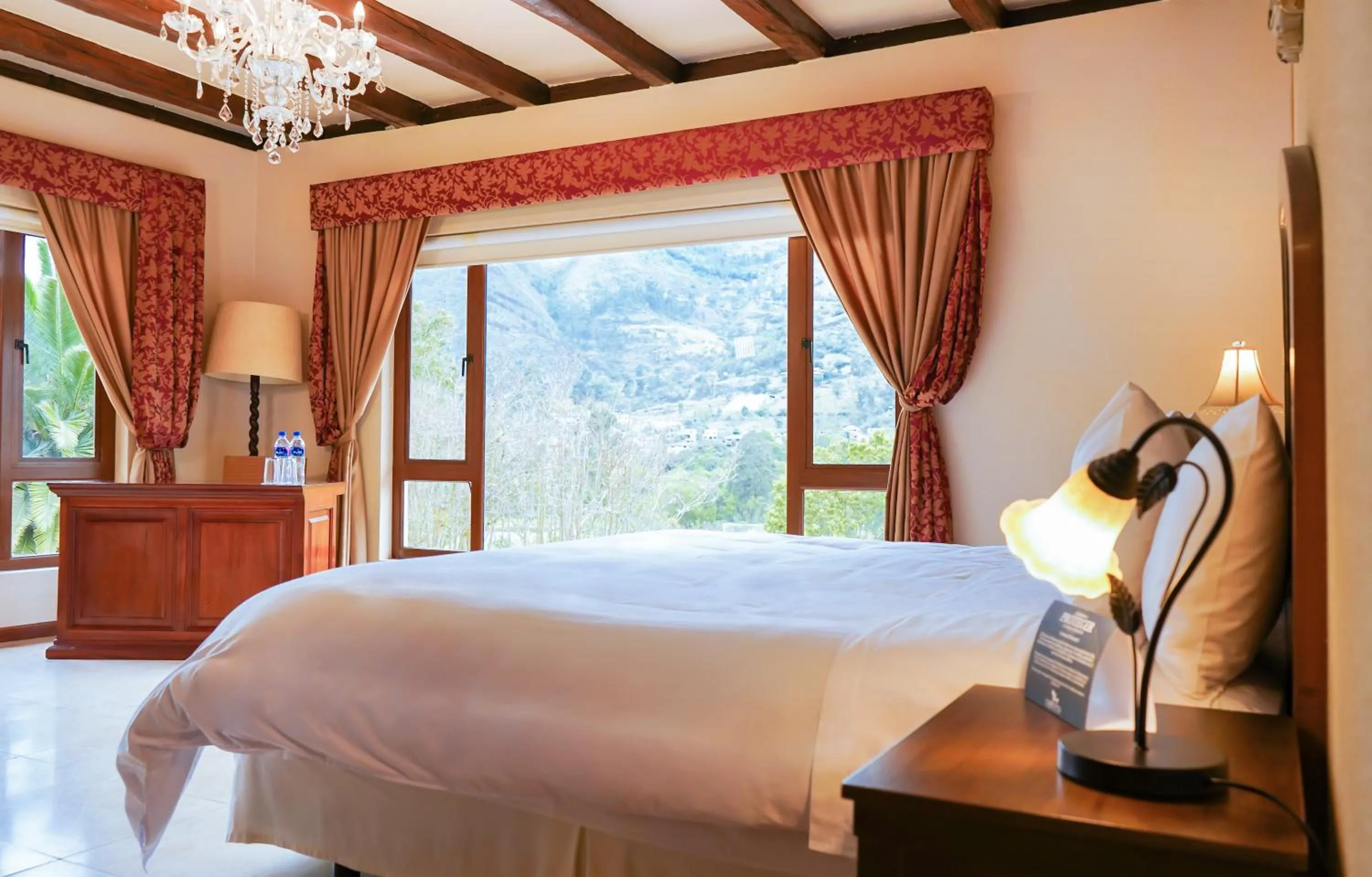 Natural landscape, Bed in Uzhupud Garden Hotel & Lodge