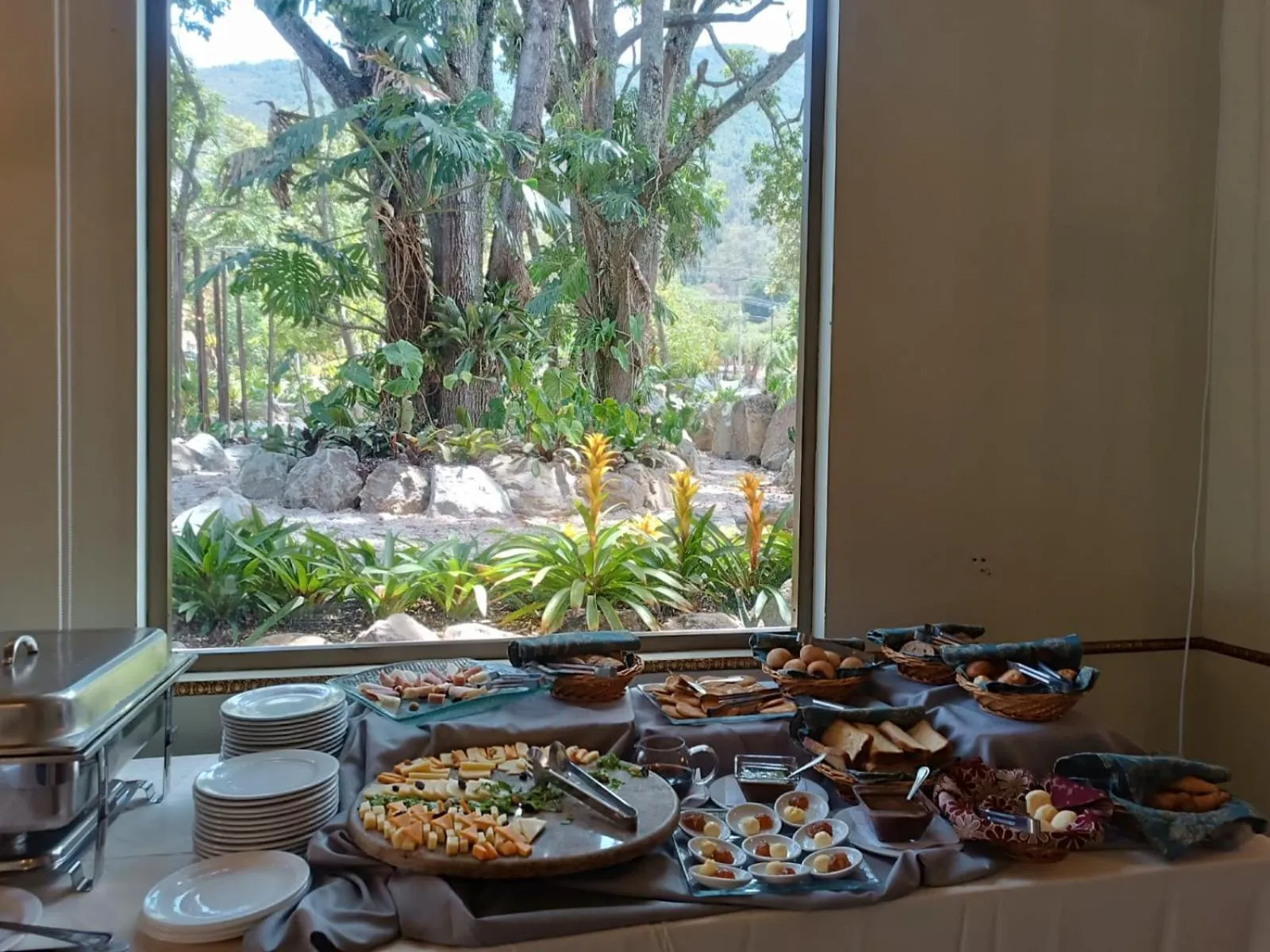 Breakfast in Uzhupud Garden Hotel & Lodge
