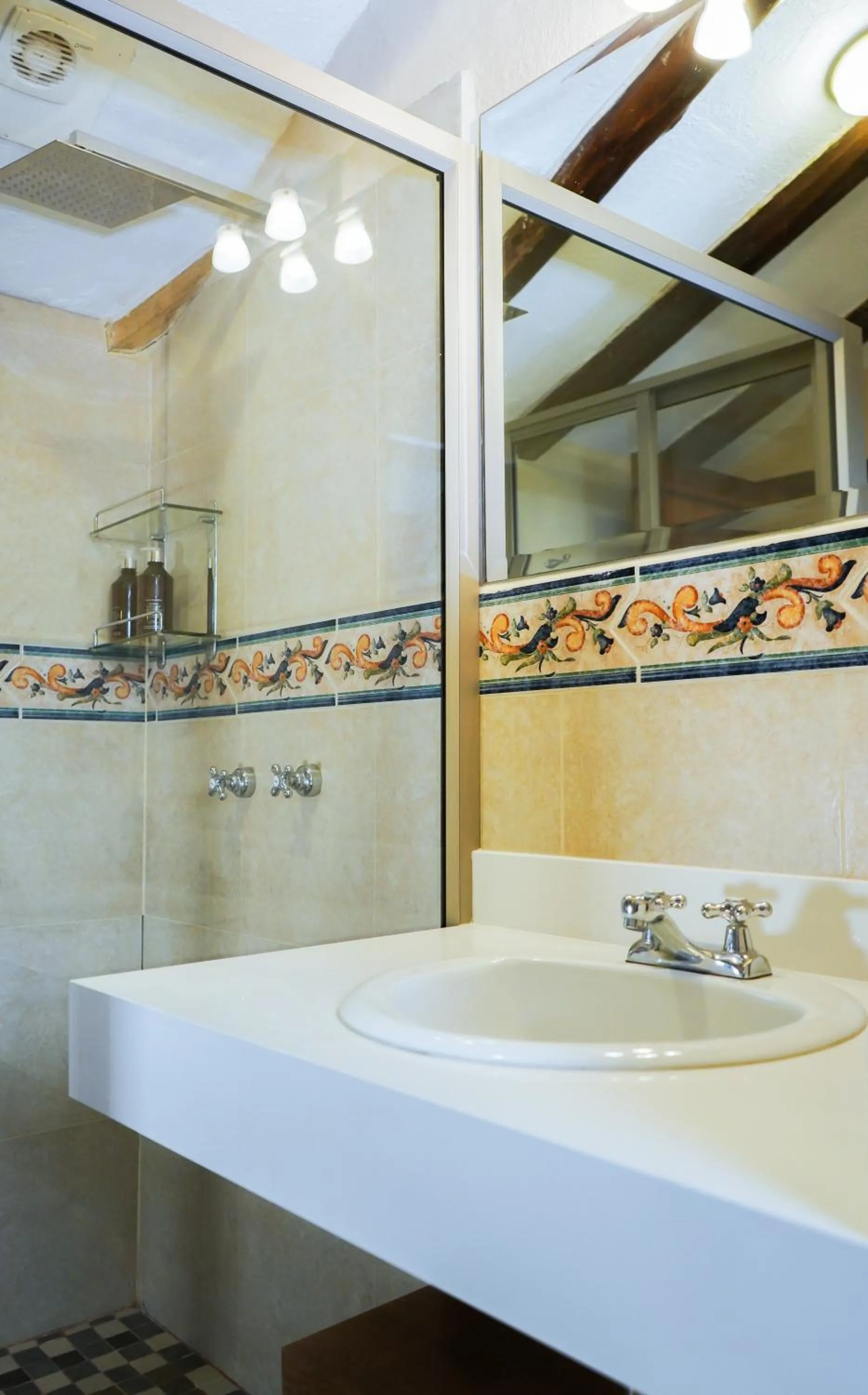 Bathroom in Uzhupud Garden Hotel & Lodge