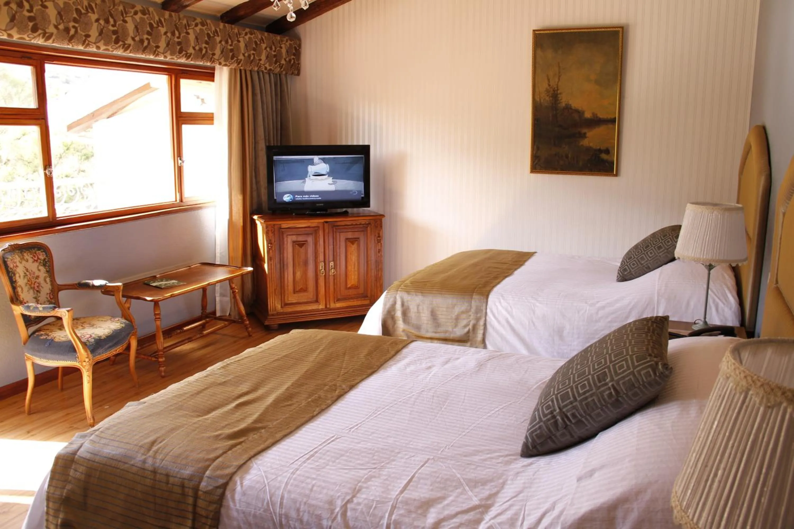 Bed in Uzhupud Garden Hotel & Lodge