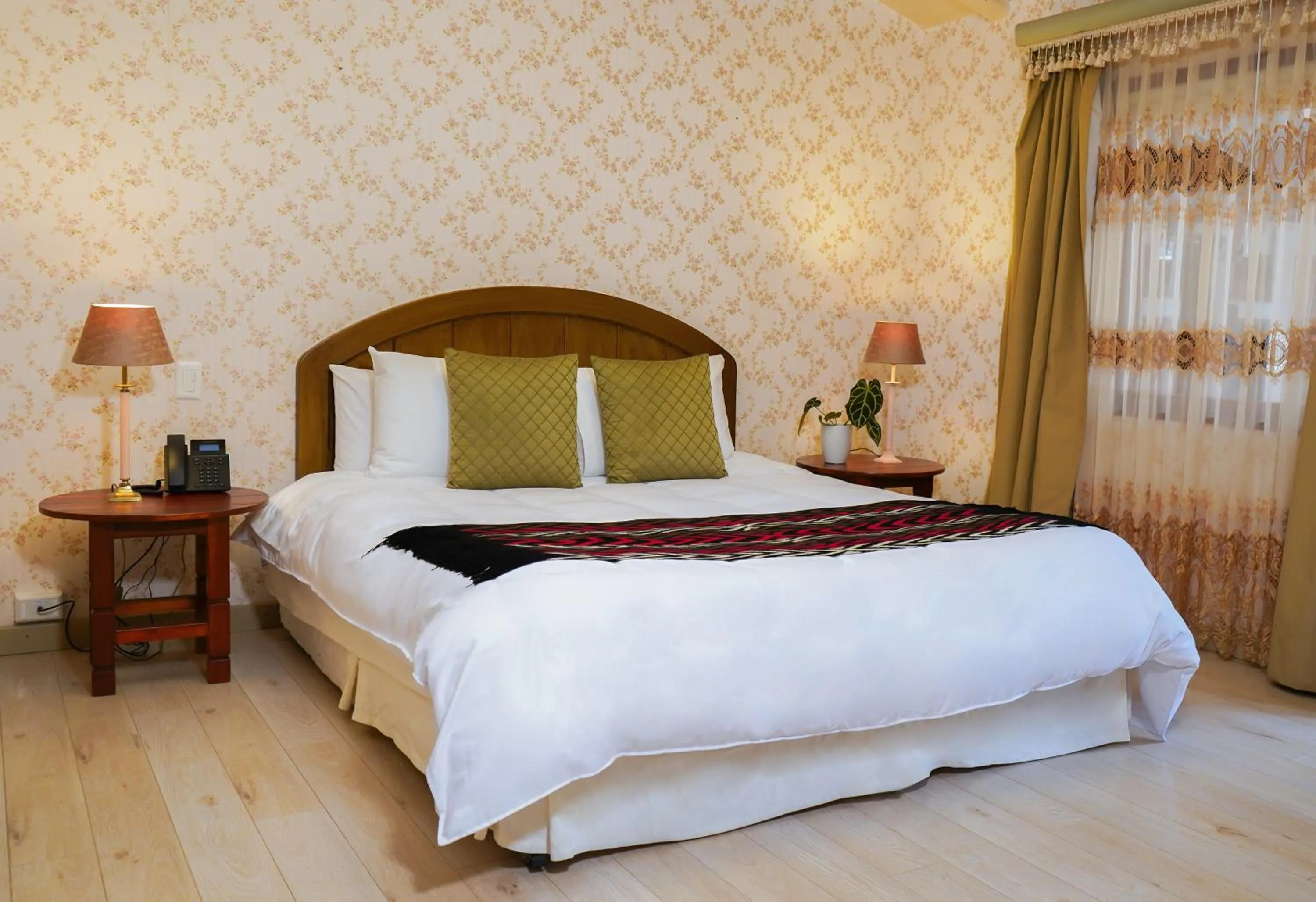 Bed in Uzhupud Garden Hotel & Lodge