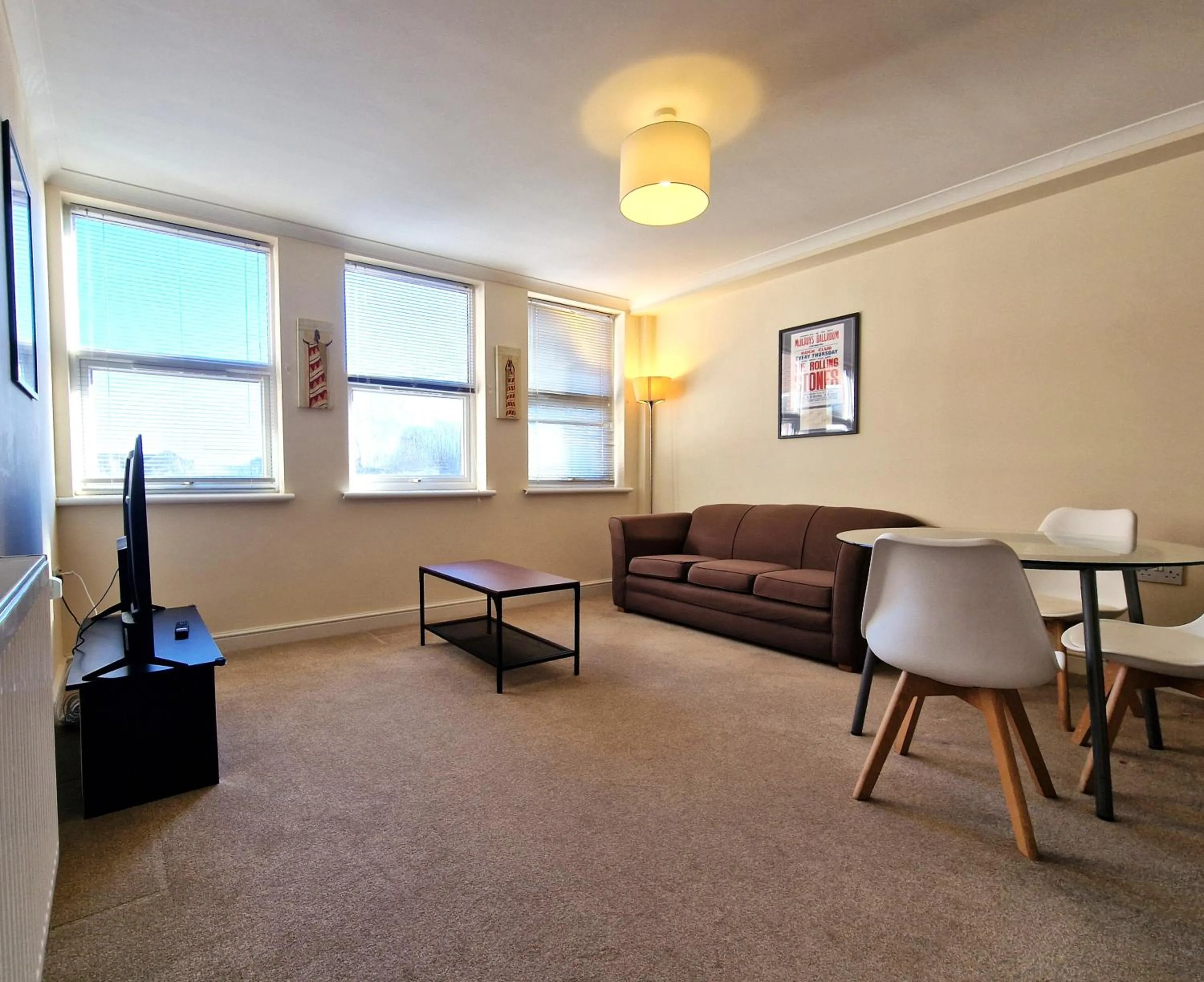 Seating area in Old Town Apartments