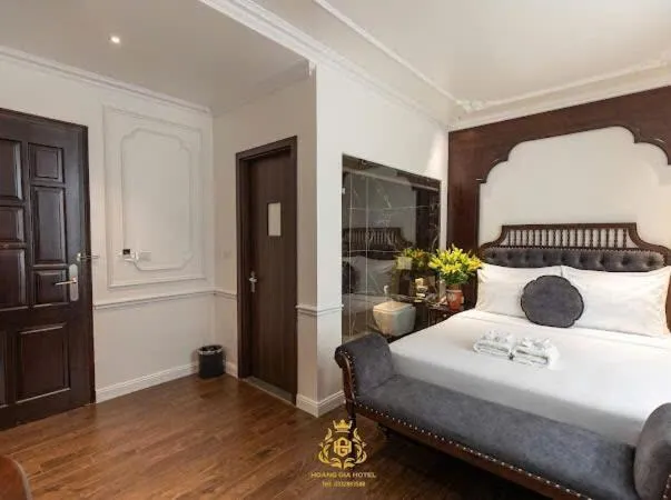 Bed in Hoàng Gia Xa La Boutique Hotel