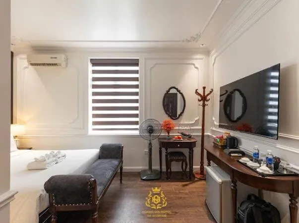 Bed in Hoàng Gia Xa La Boutique Hotel