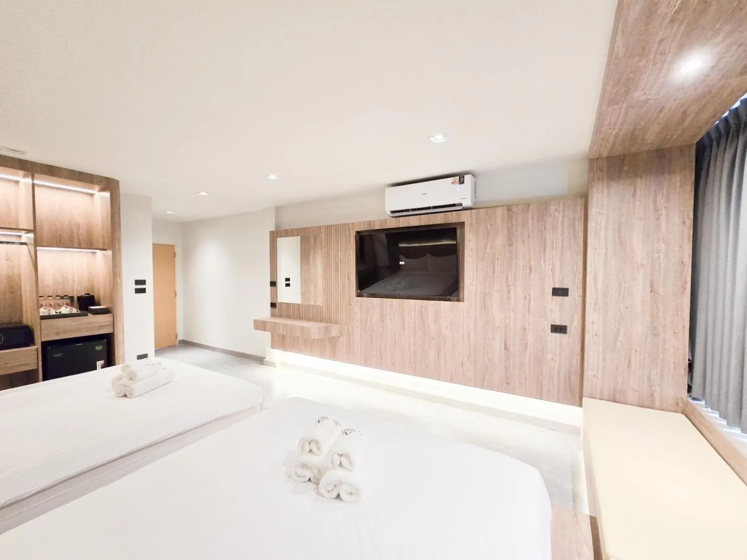 Bed in Ascella Bangkok Hotel