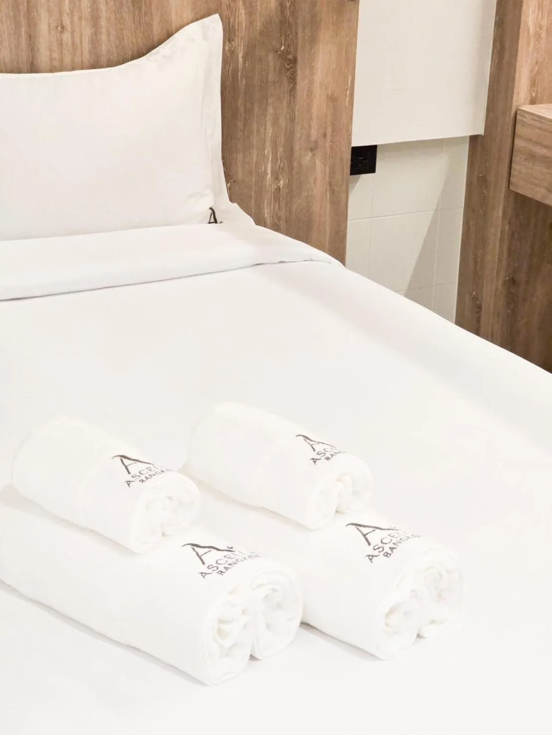 Bed in Ascella Bangkok Hotel