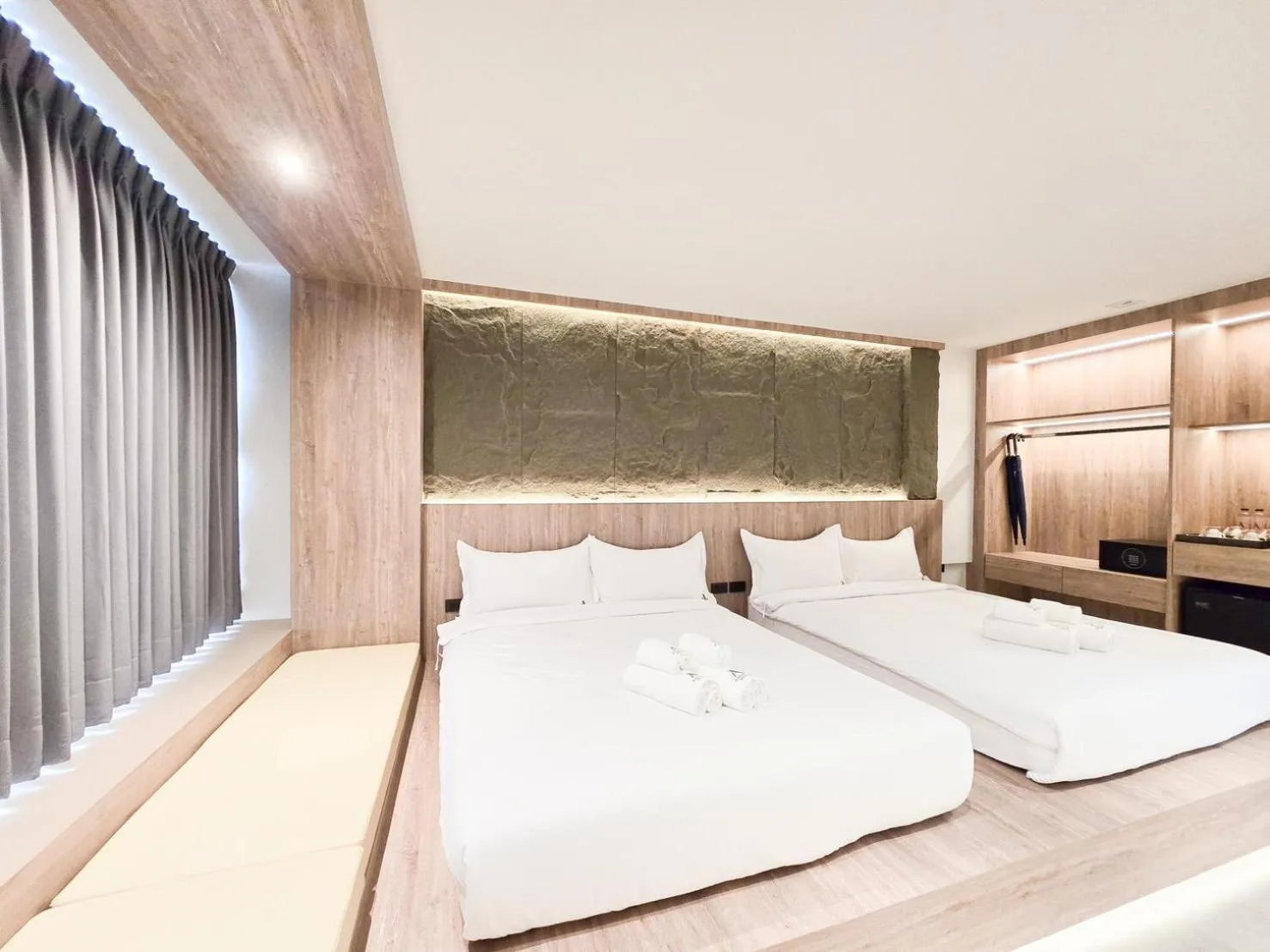 Bed in Ascella Bangkok Hotel