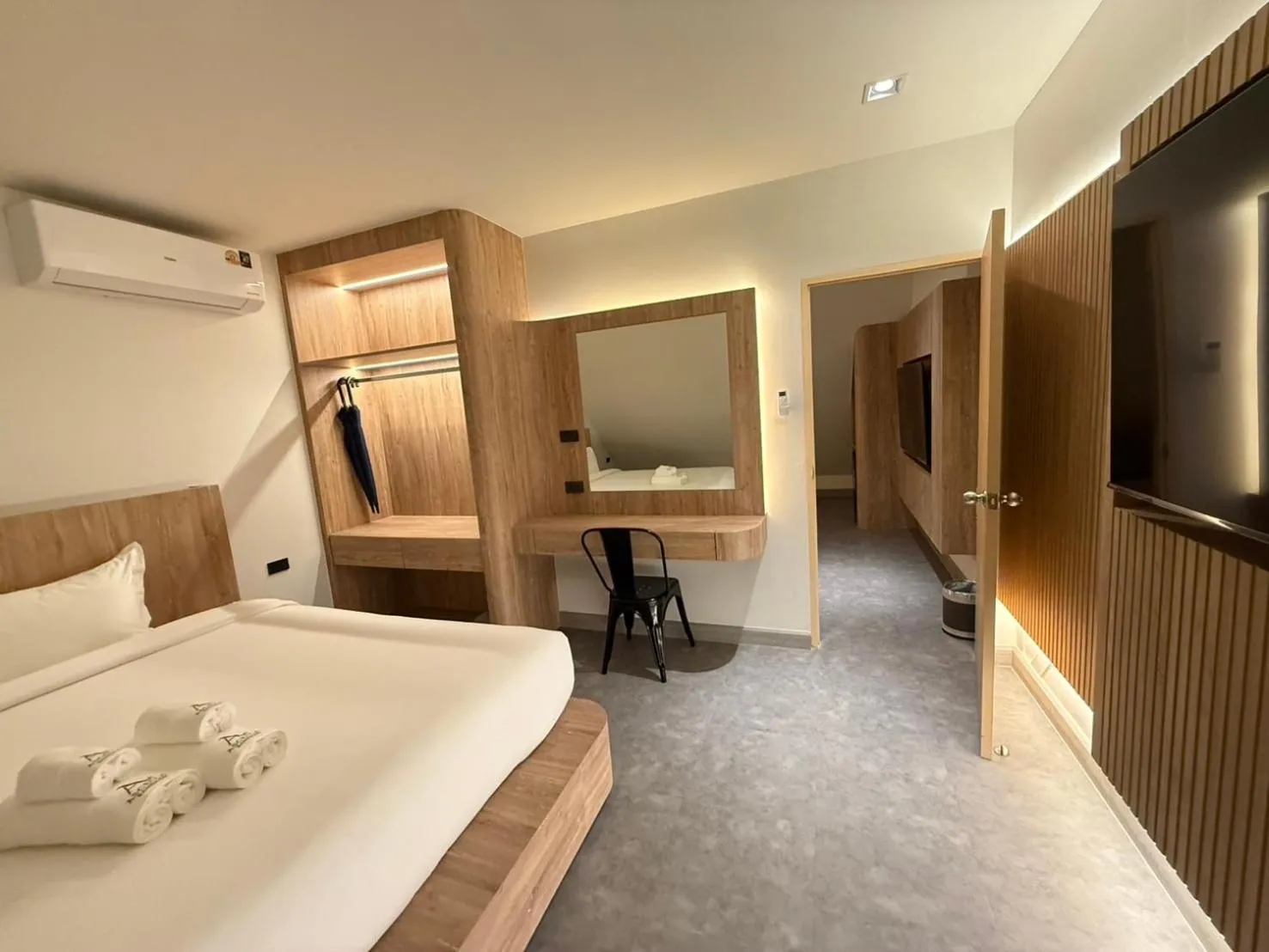 Bed in Ascella Bangkok Hotel