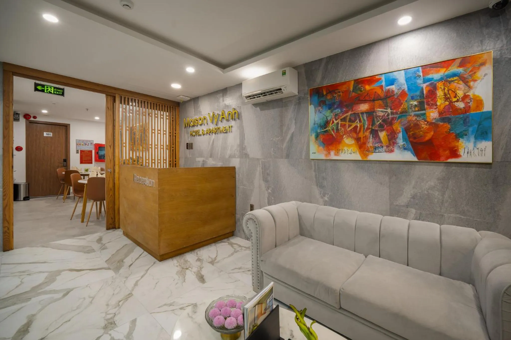 Lobby or reception in Maison Vy Anh Hotel & Apartment